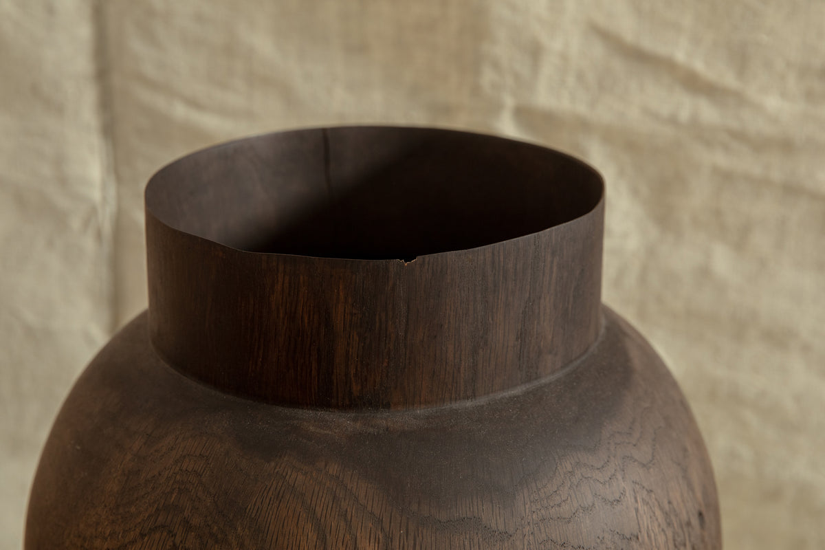 Ebonized Standing Jar