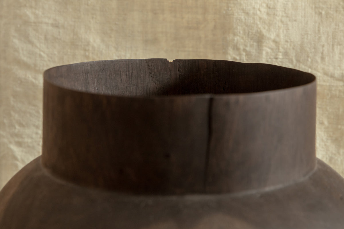 Ebonized Standing Jar