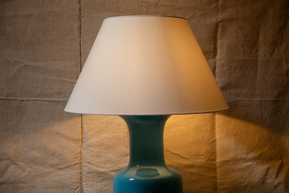 Blue Ceramic Table Lamp