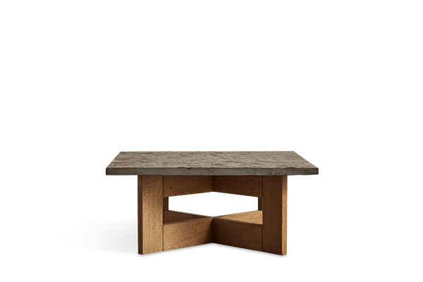 Stone & Wood Coffee Table