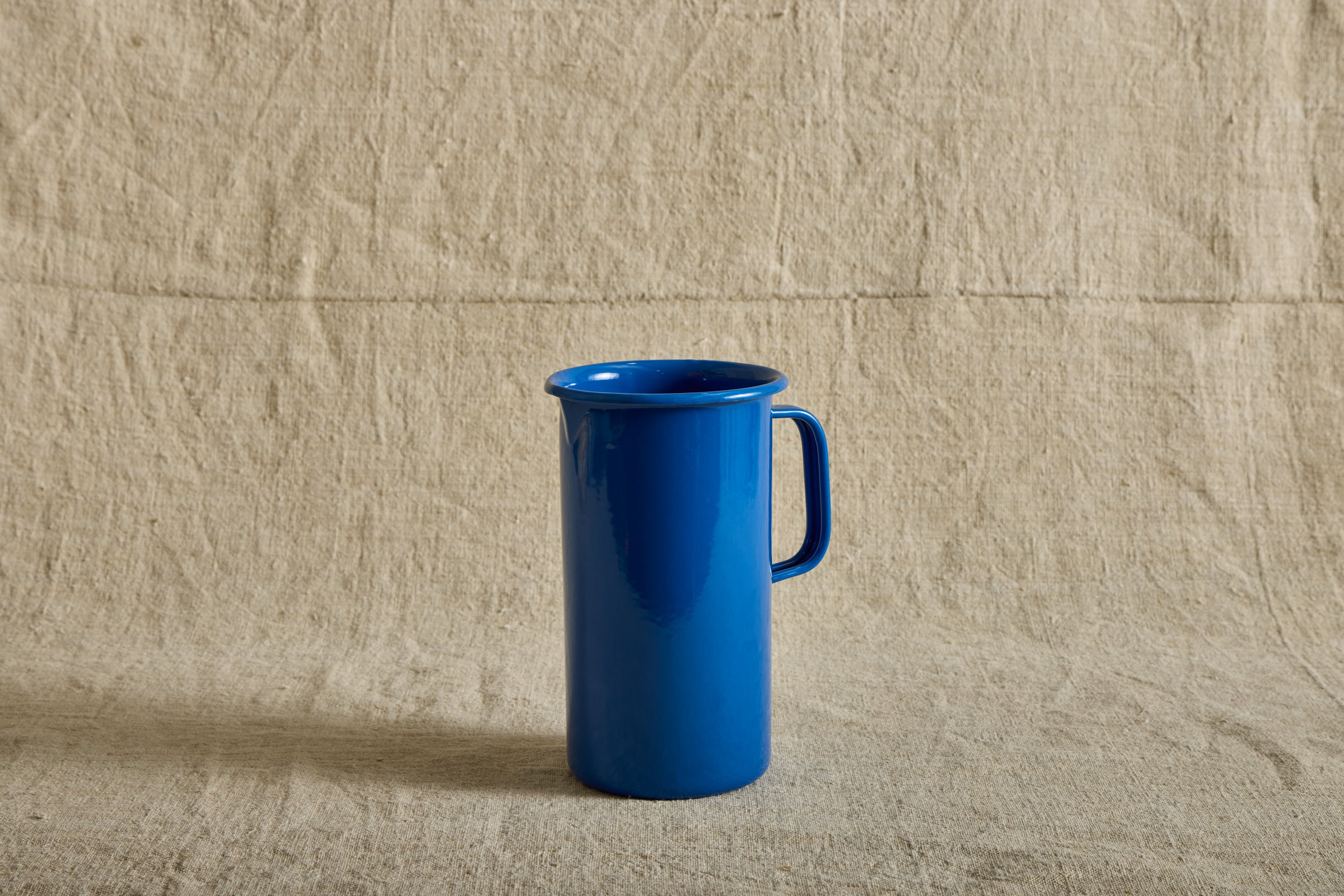 Enamelware Pitcher in Azure