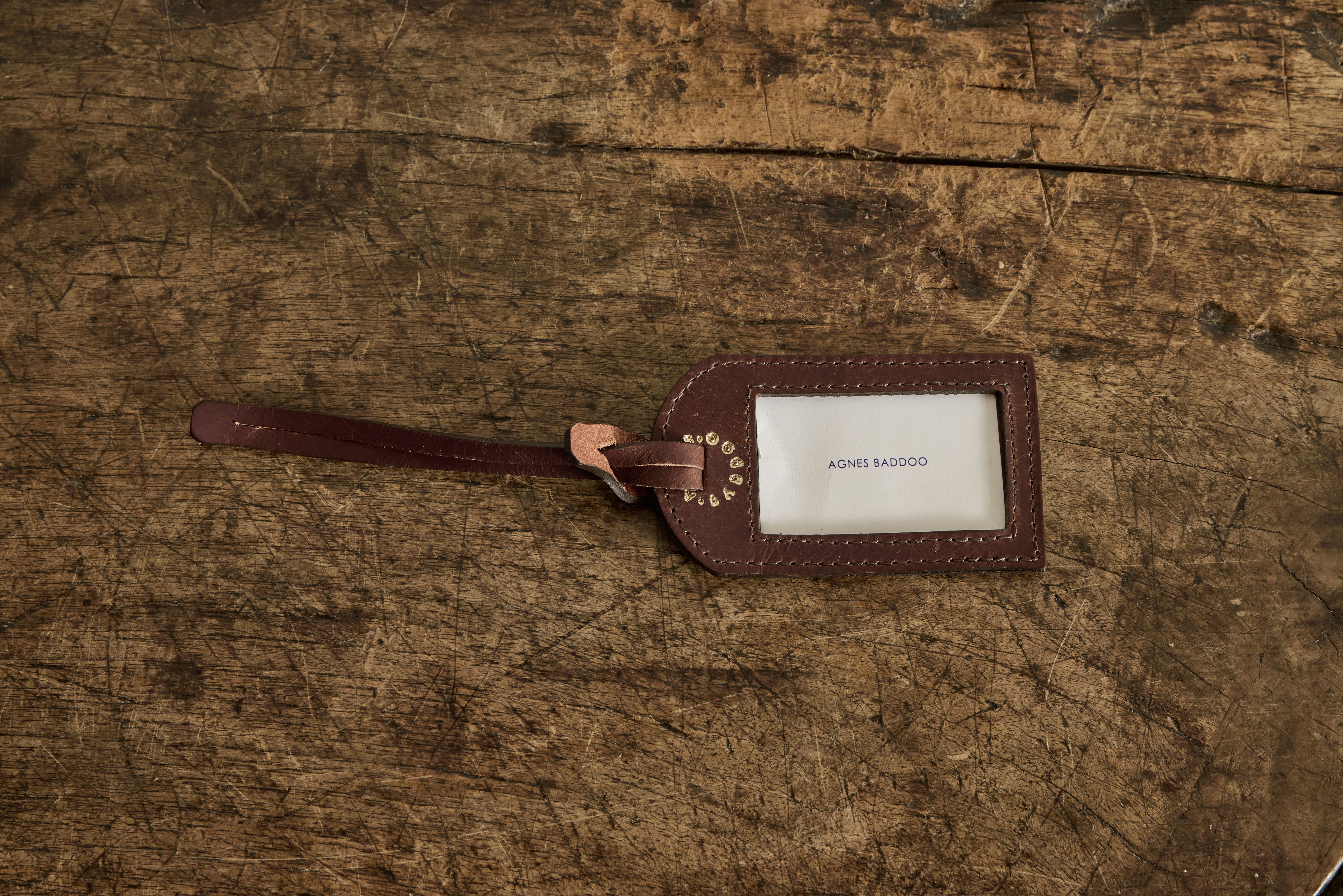 Leather Luggage Tag