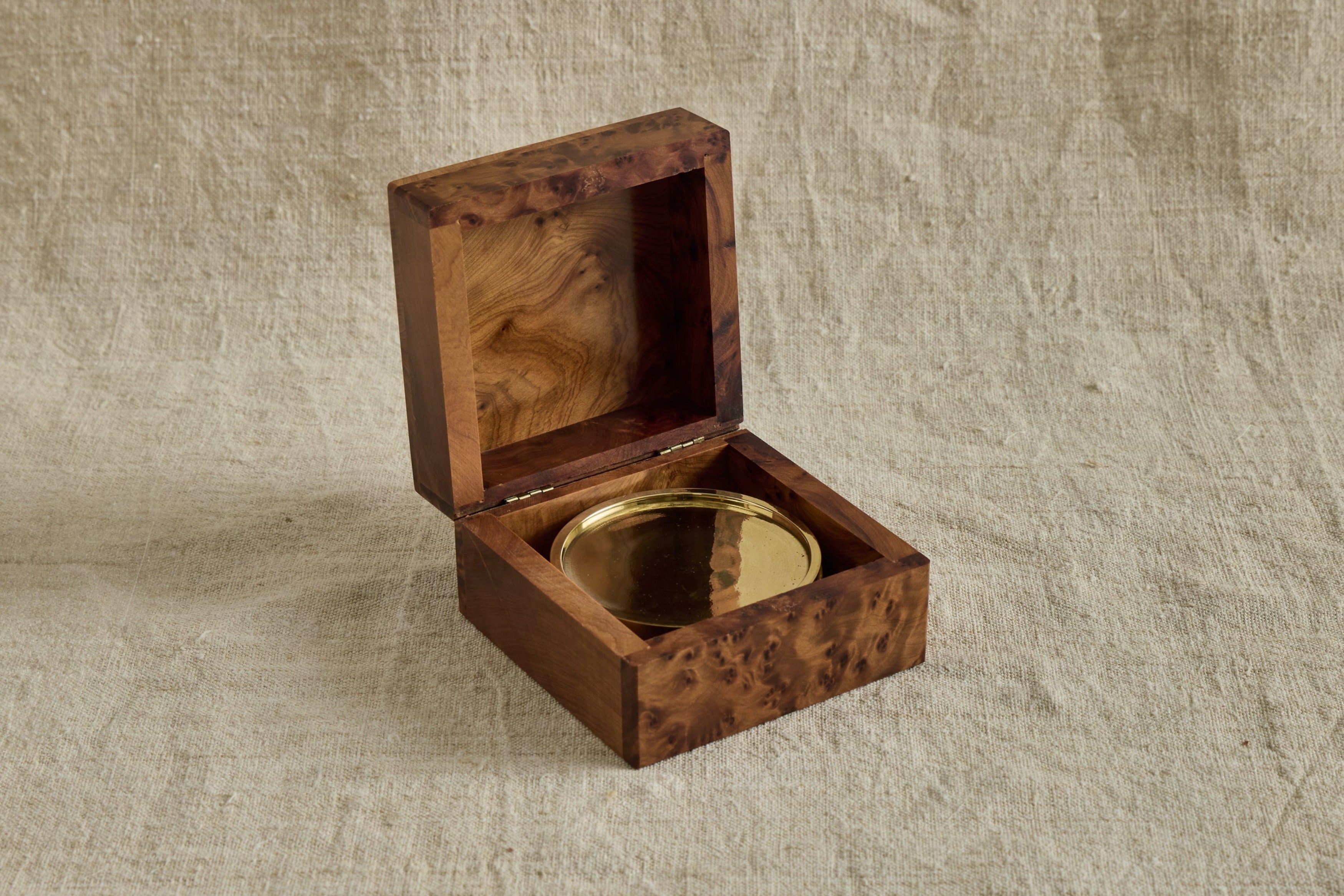 Burlwood Box in Small
