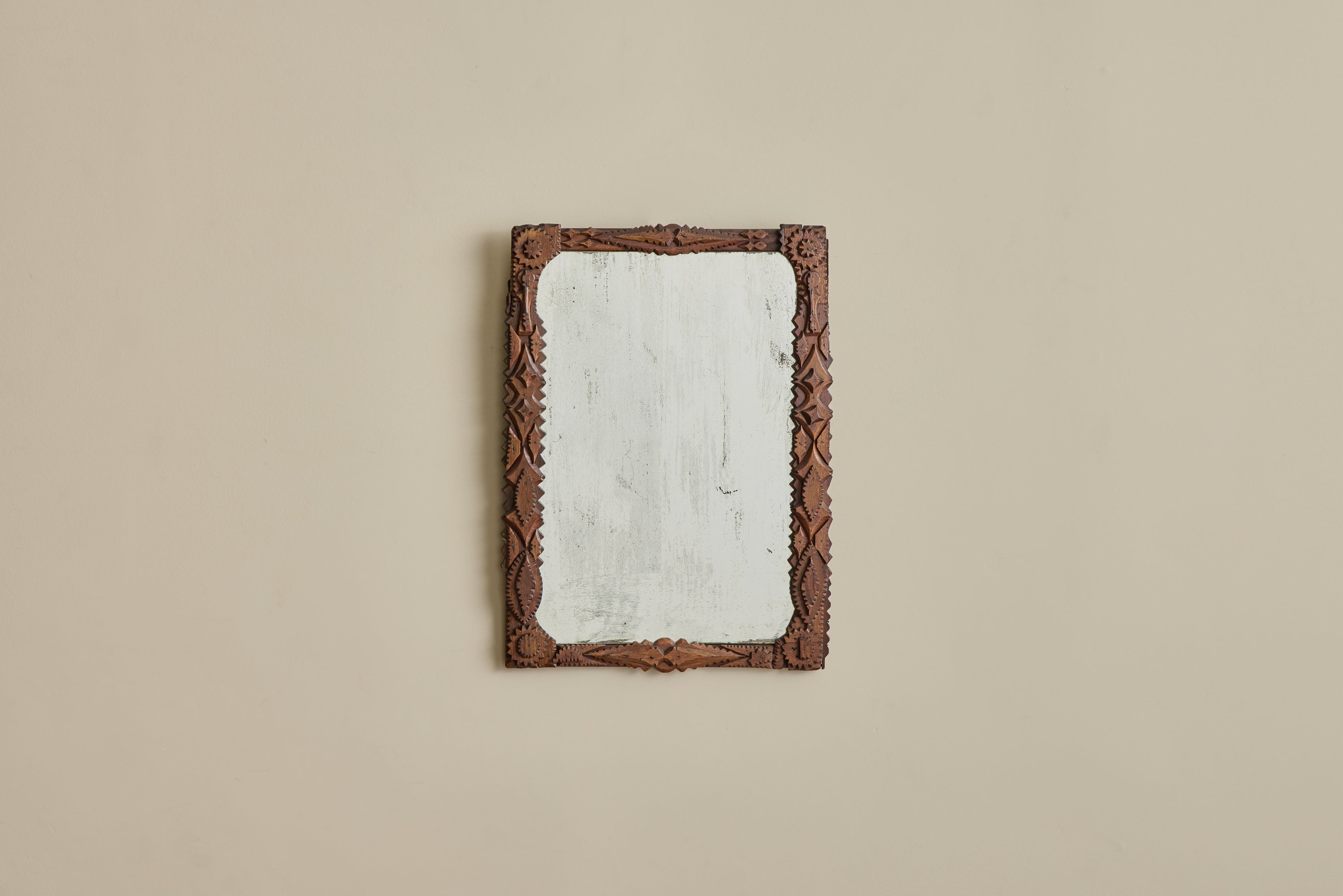 Tramp Art Mirror