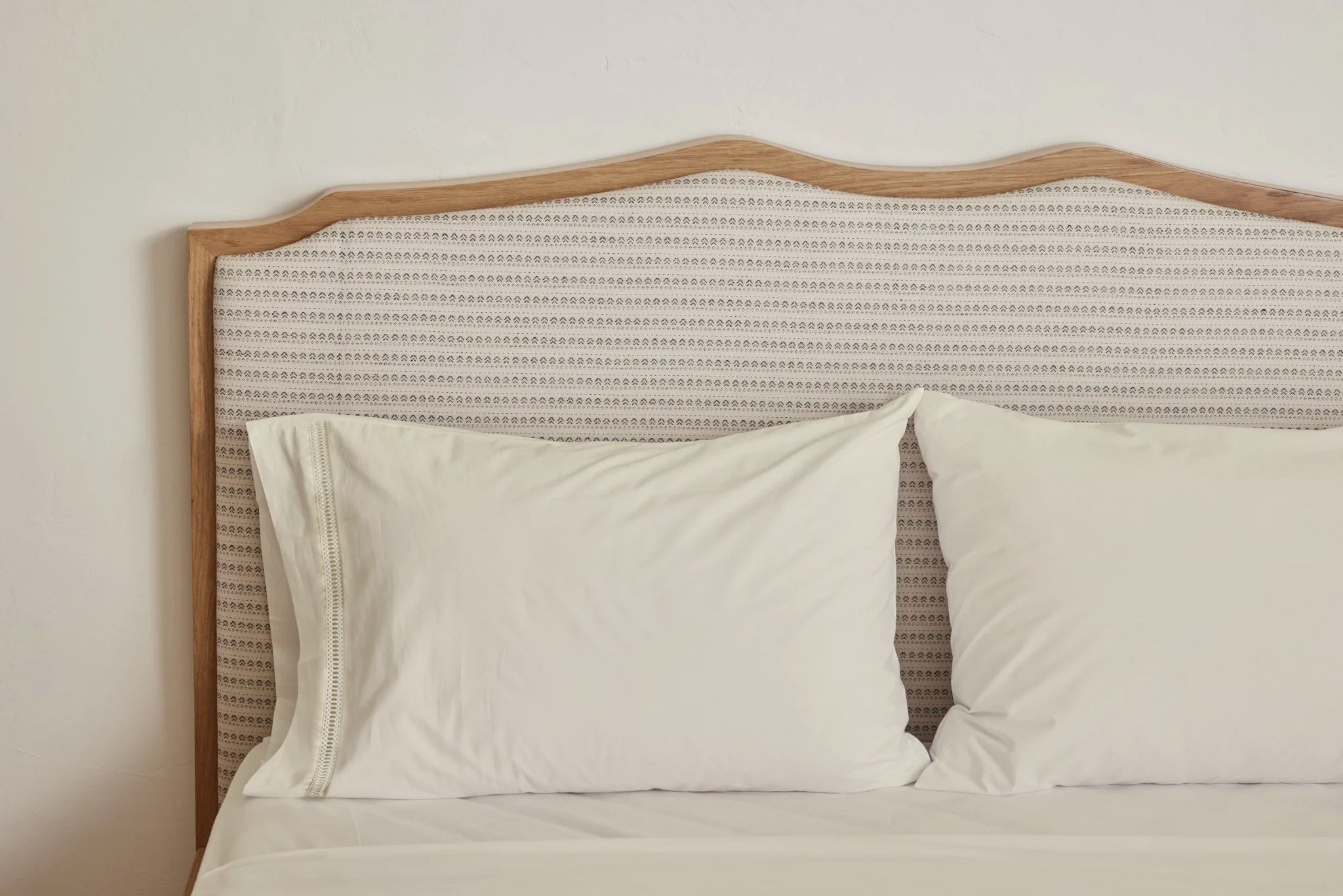 Cotton Percale Sheet Set in Natural