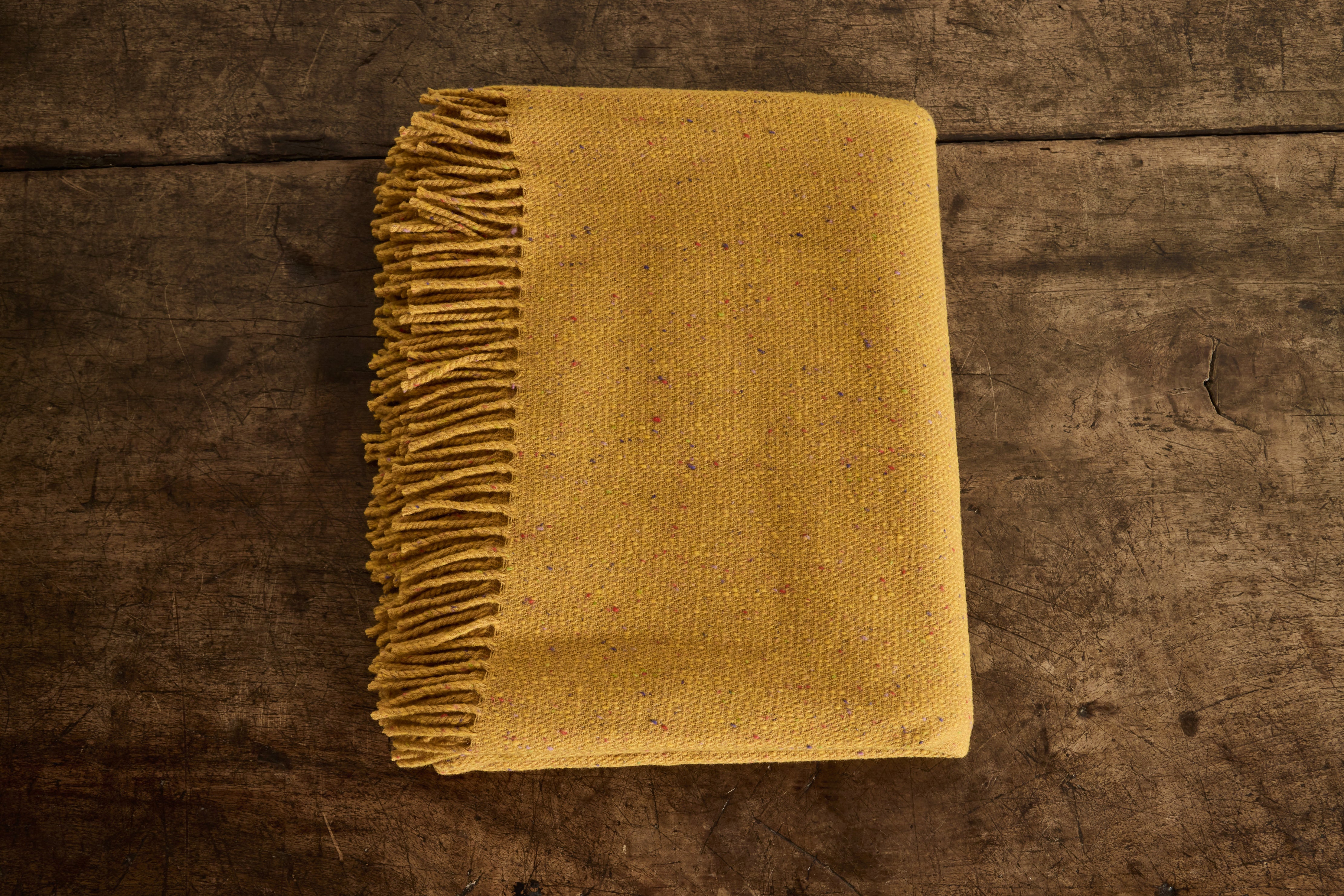 Chartreuse Yellow Throw