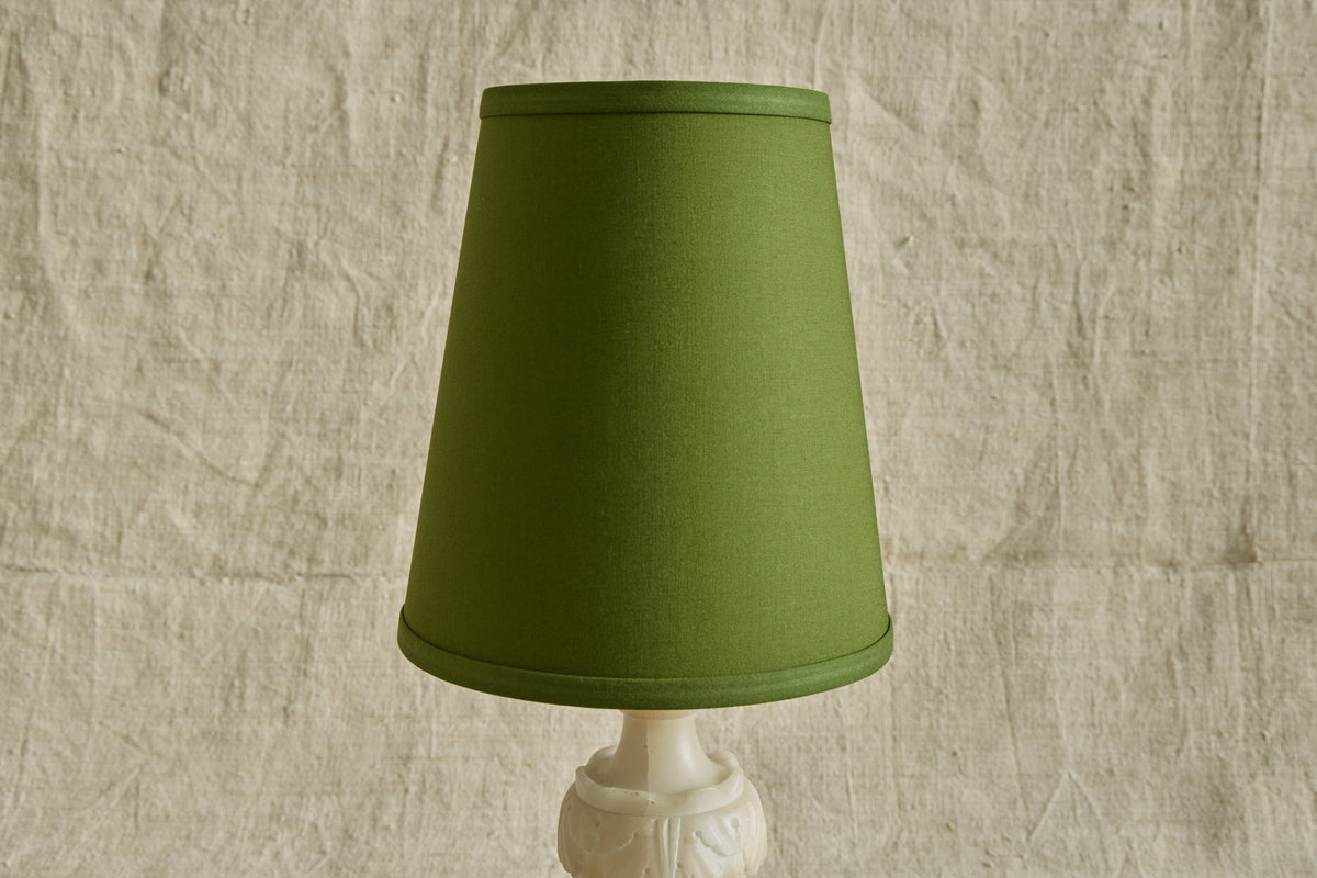 Carved Alabaster Table Lamp