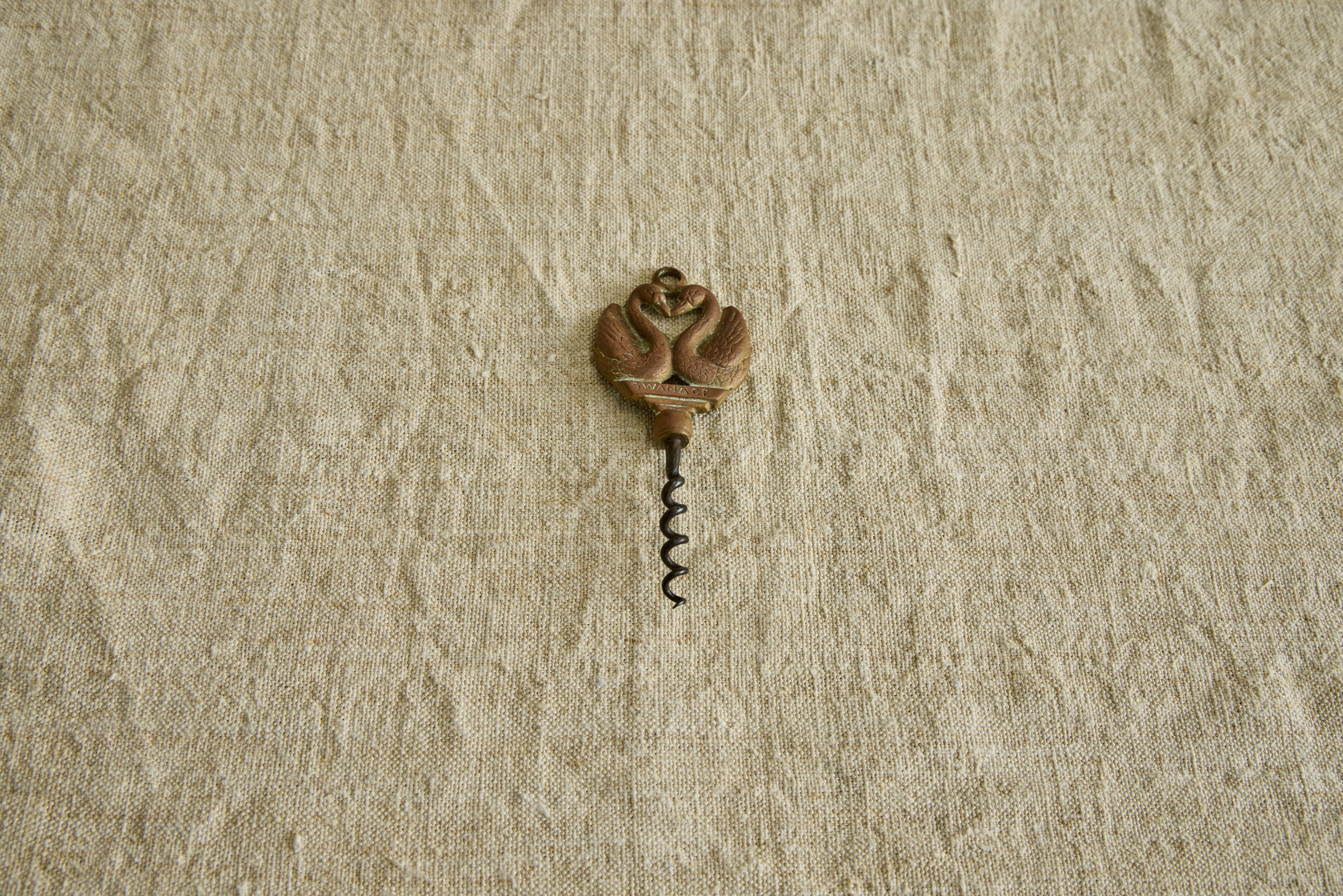 Brass Swan Corkscrew