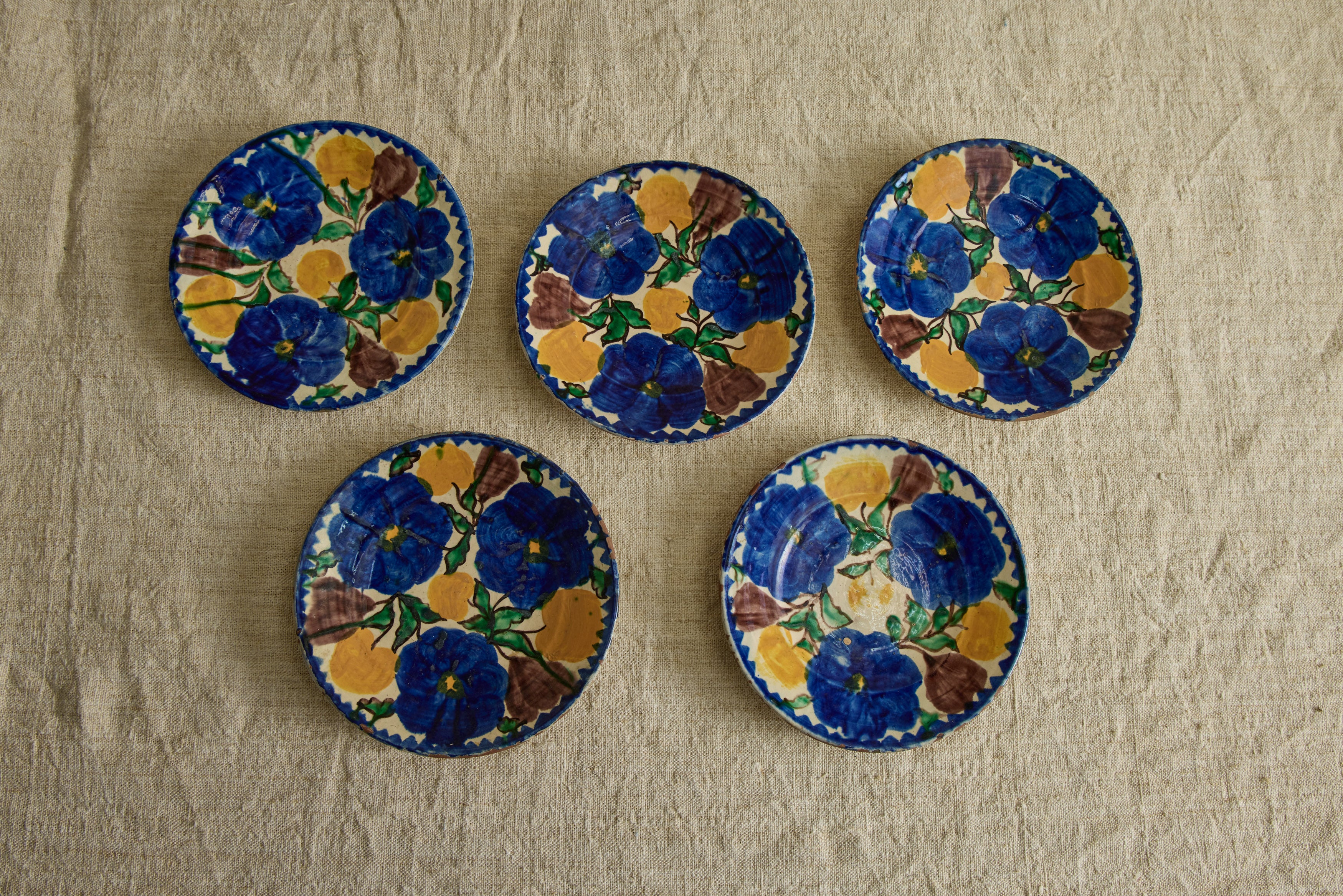 Oaxacan Floral Painted Plate