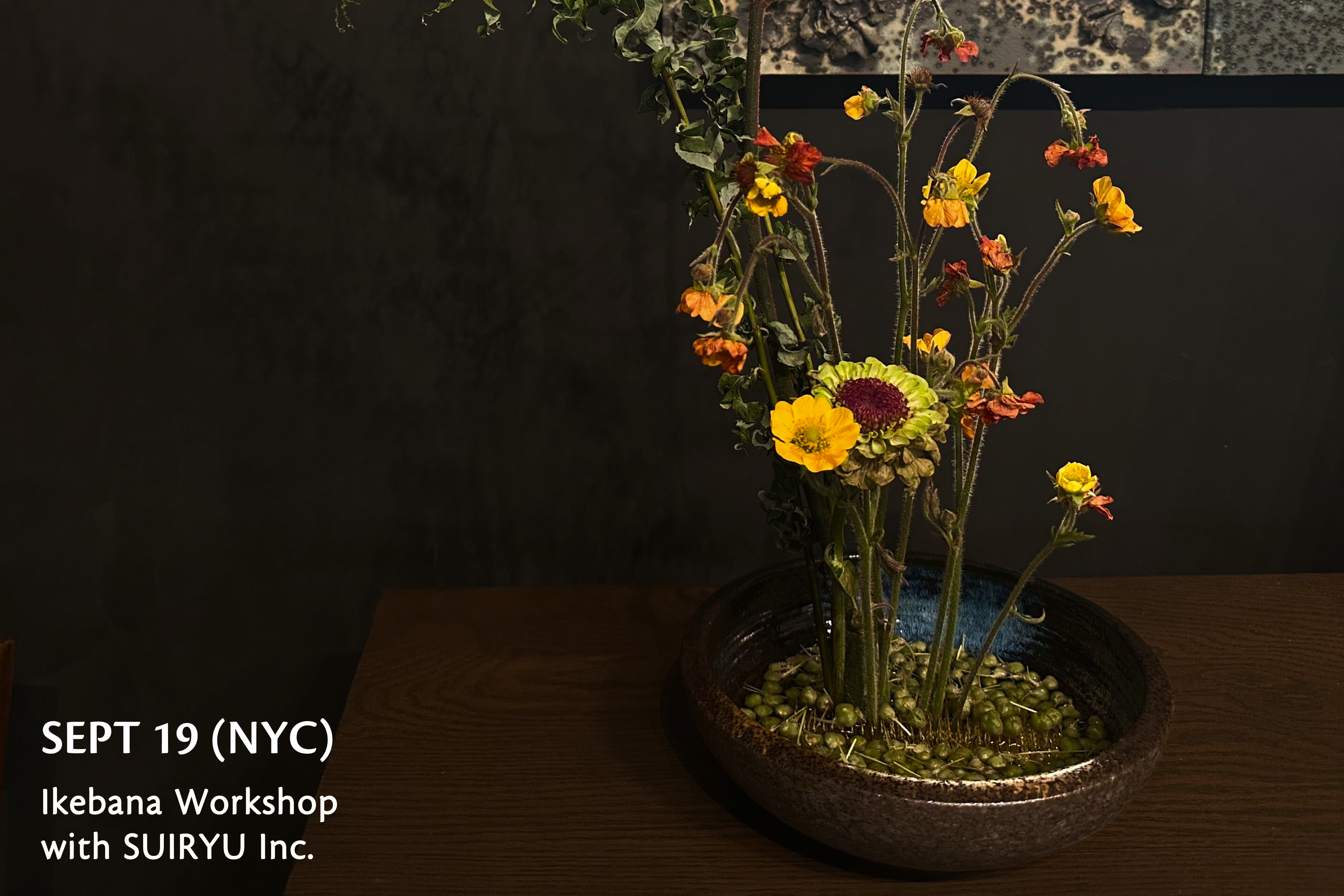 Ikebana Workshop with SUIRYU Inc.