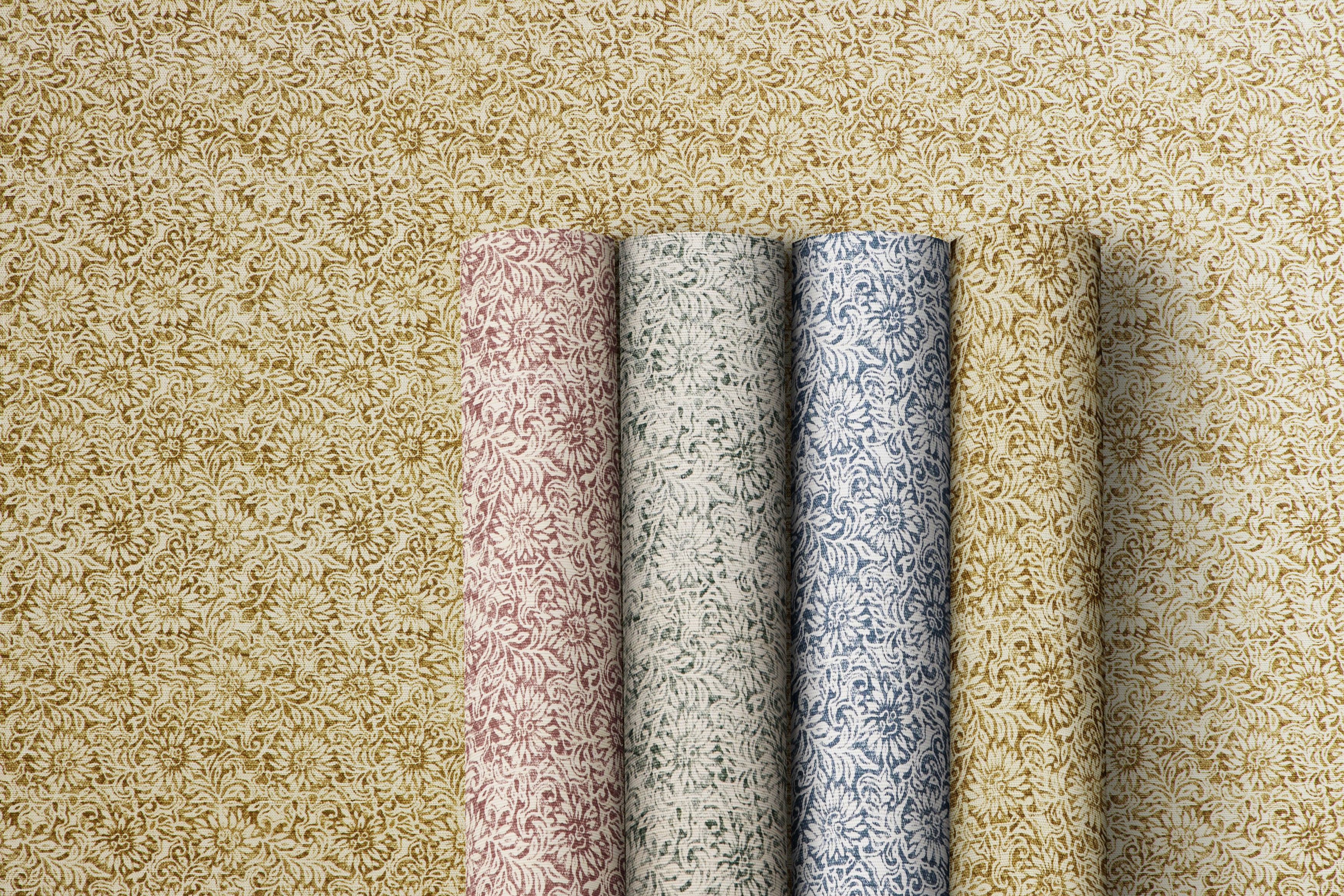 Faded Flora Wallpaper (Multiple Colors)