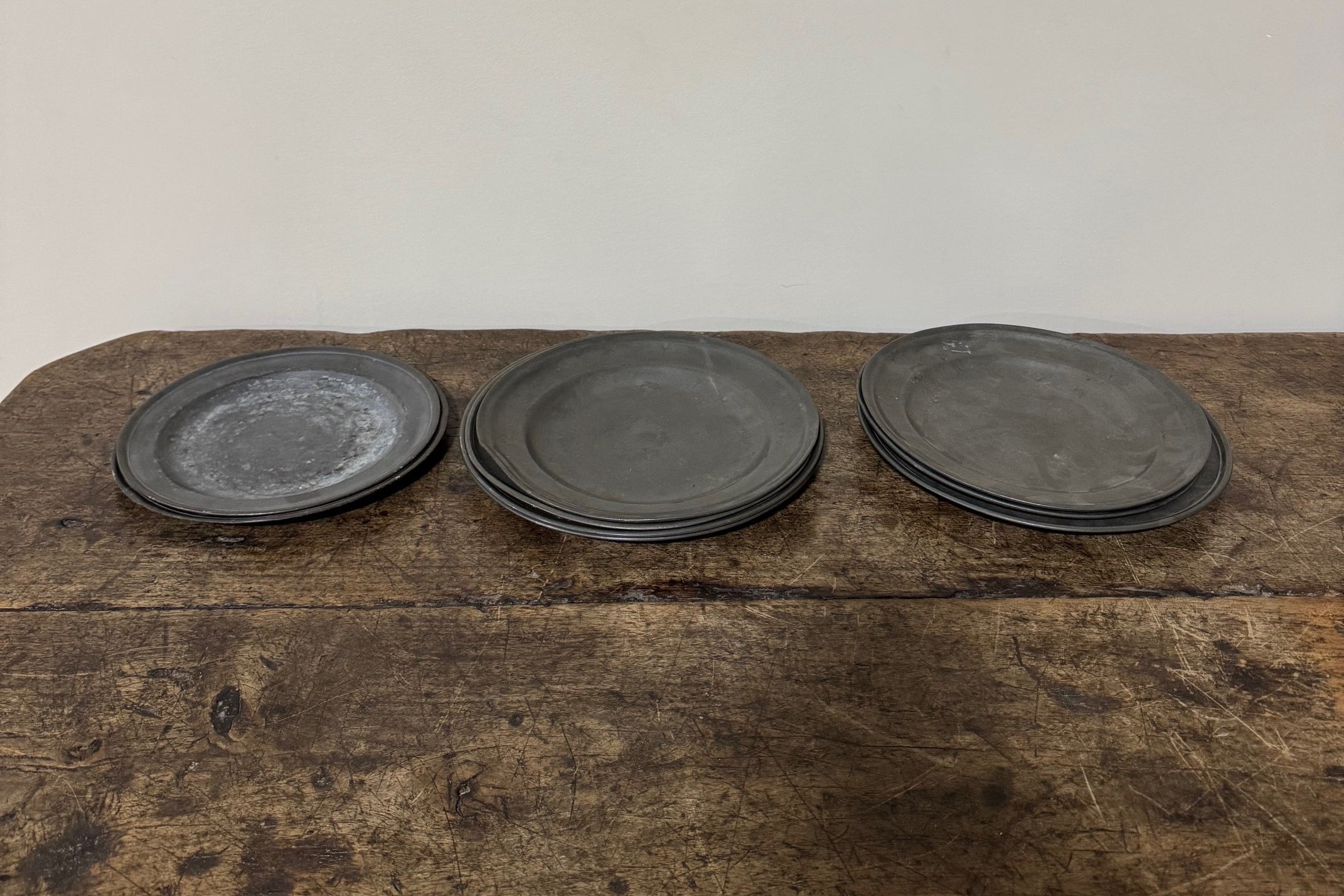 VTG 18TH CENTURY PEWTER PLATE