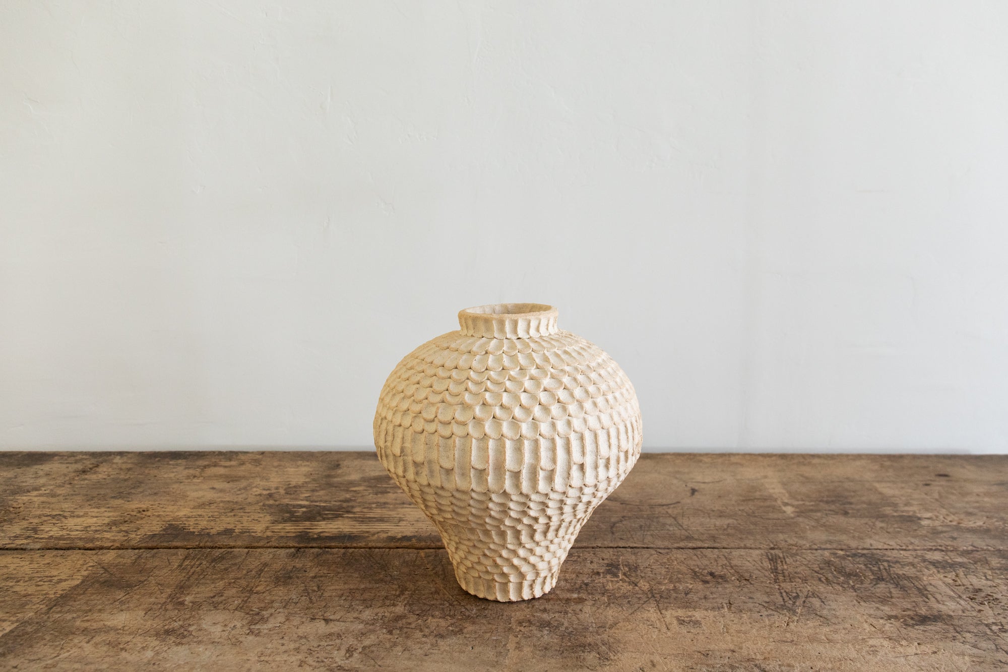 Fielding Clayworks, Peony Vase White