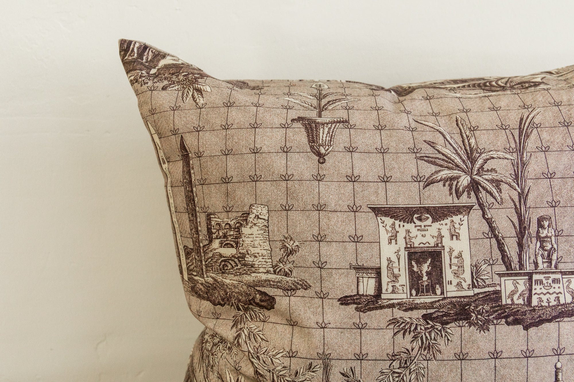 Monuments D' Egypte Pillow