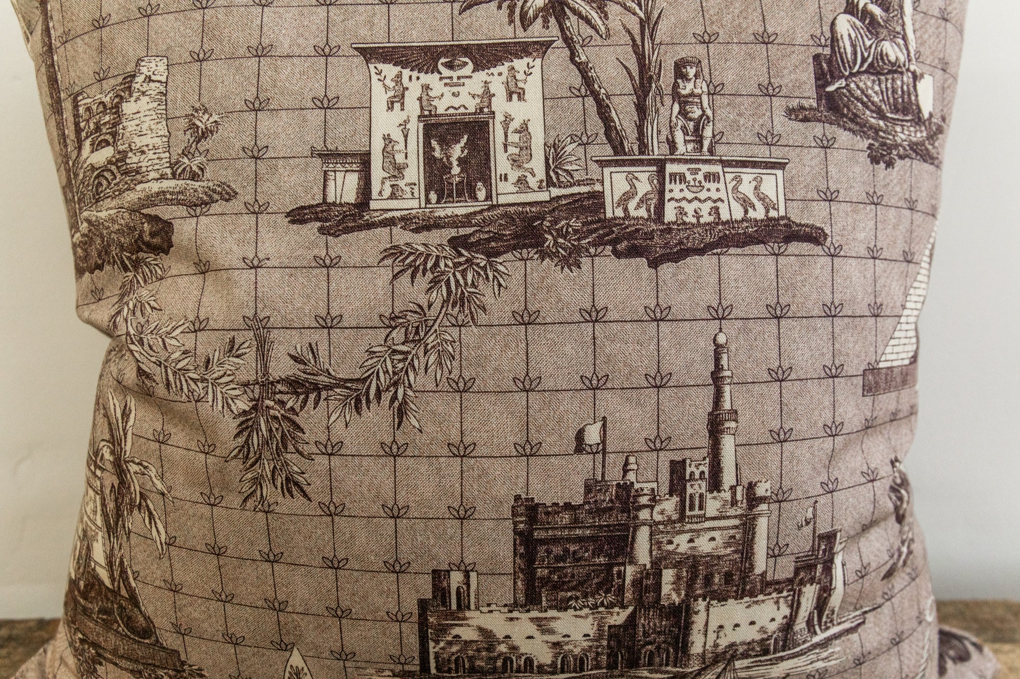 Monuments D' Egypte Pillow
