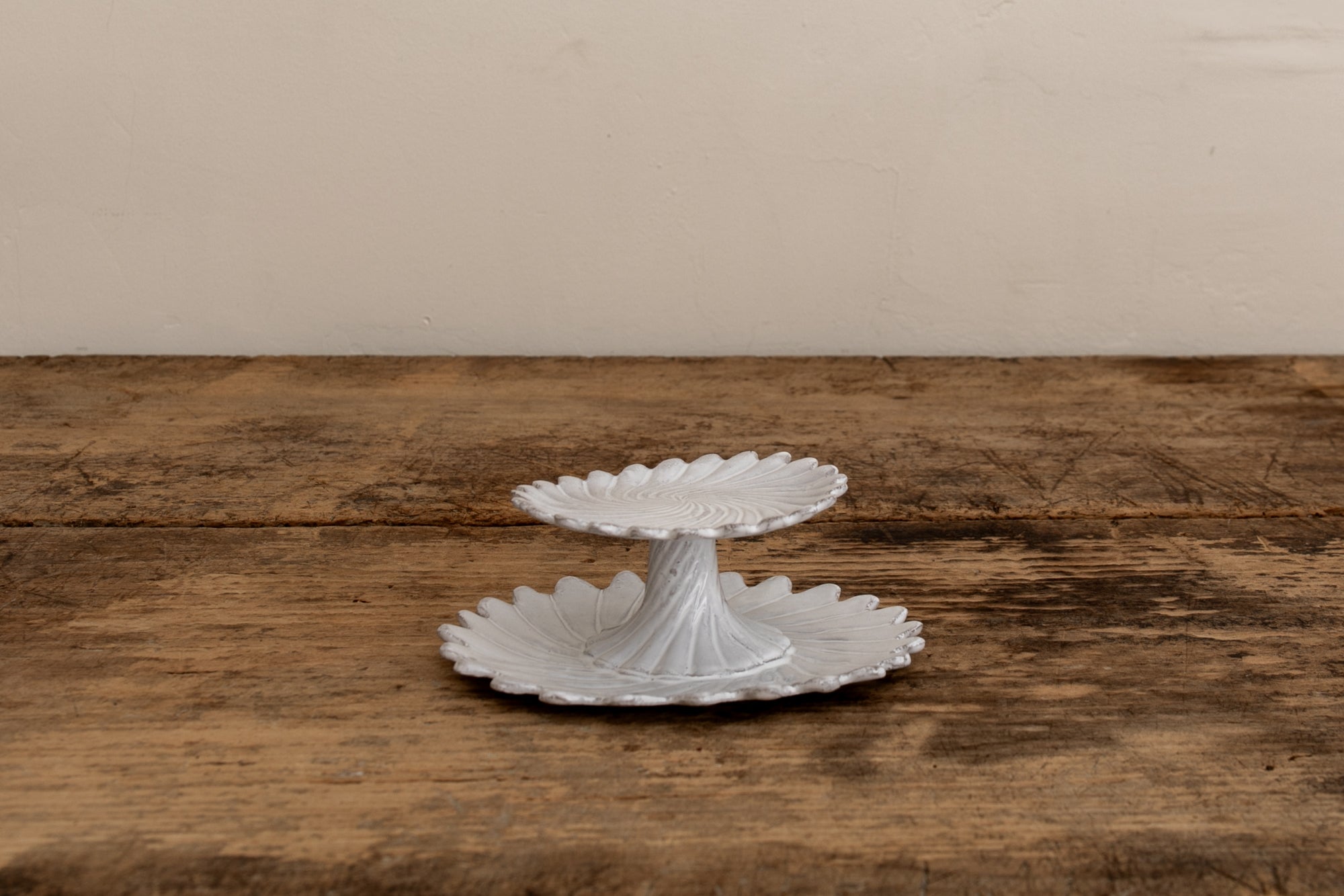 Twisted Two Level Cake Stand