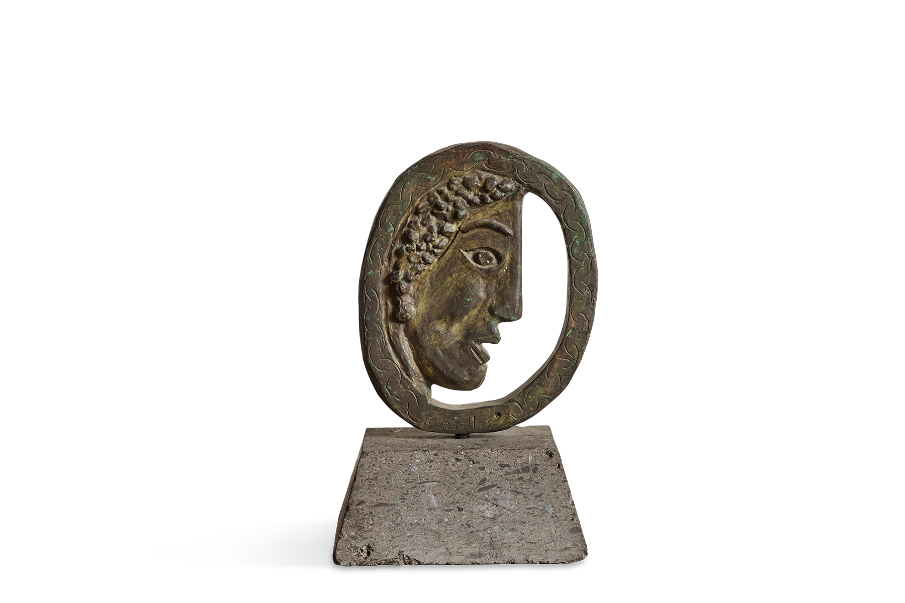 Bronze Face Sculpture Nickey Kehoe Inc.