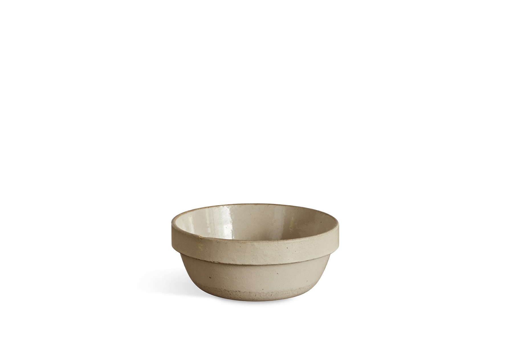 Medium White Crock Bowl