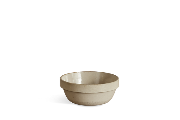 Medium White Crock Bowl