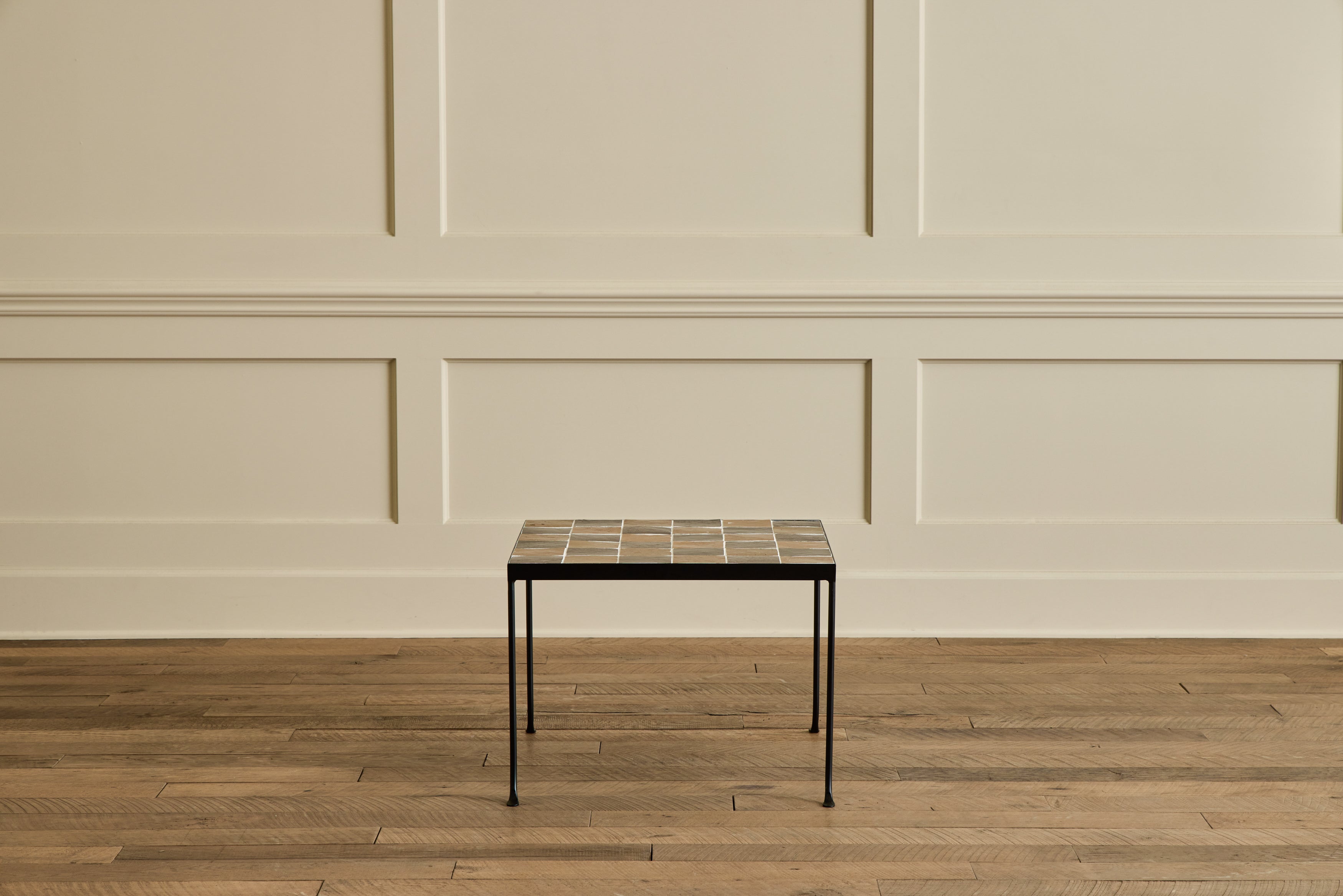 Burnt Sugar & Amber Tile Side Table