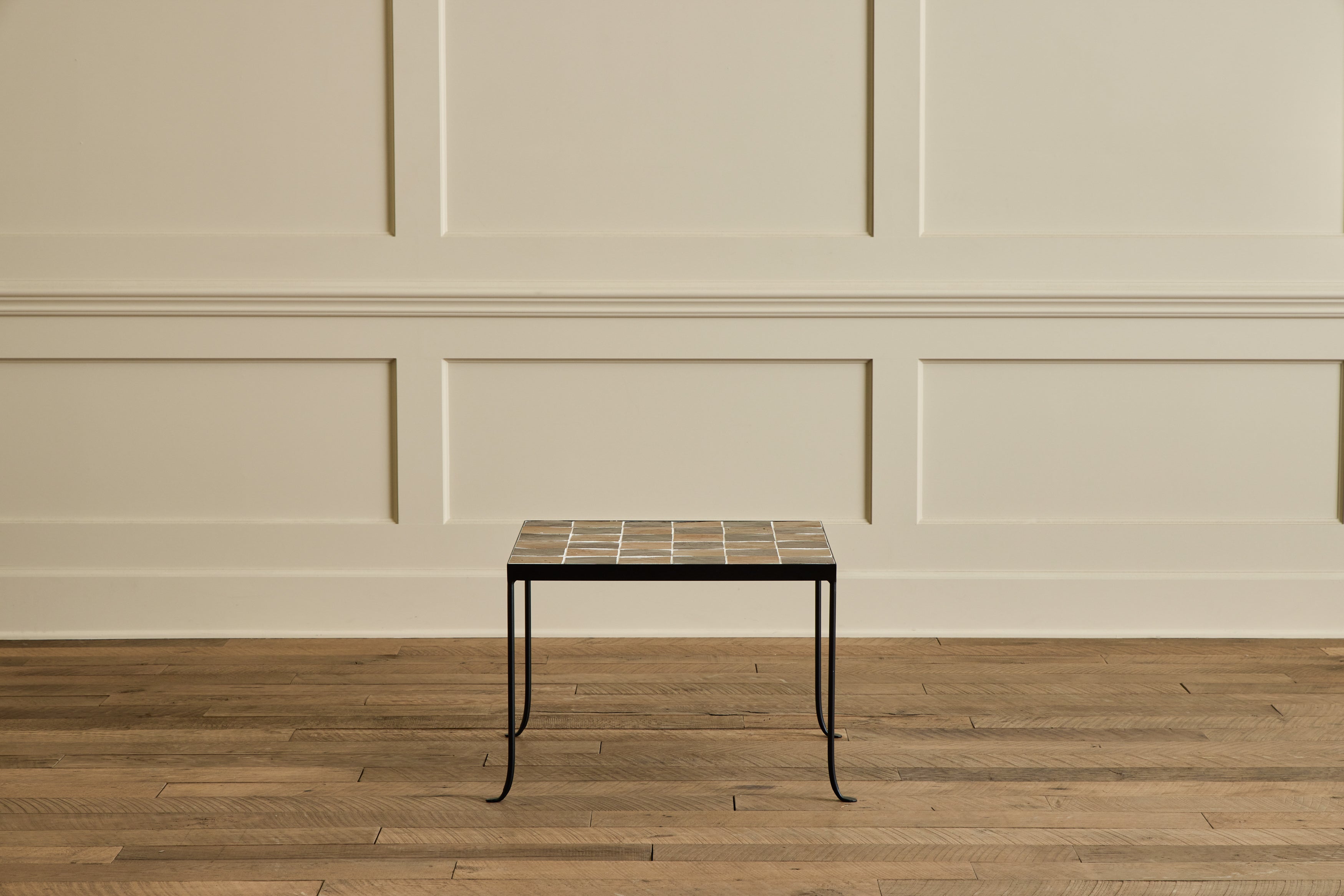 Burnt Sugar & Amber Tile Side Table