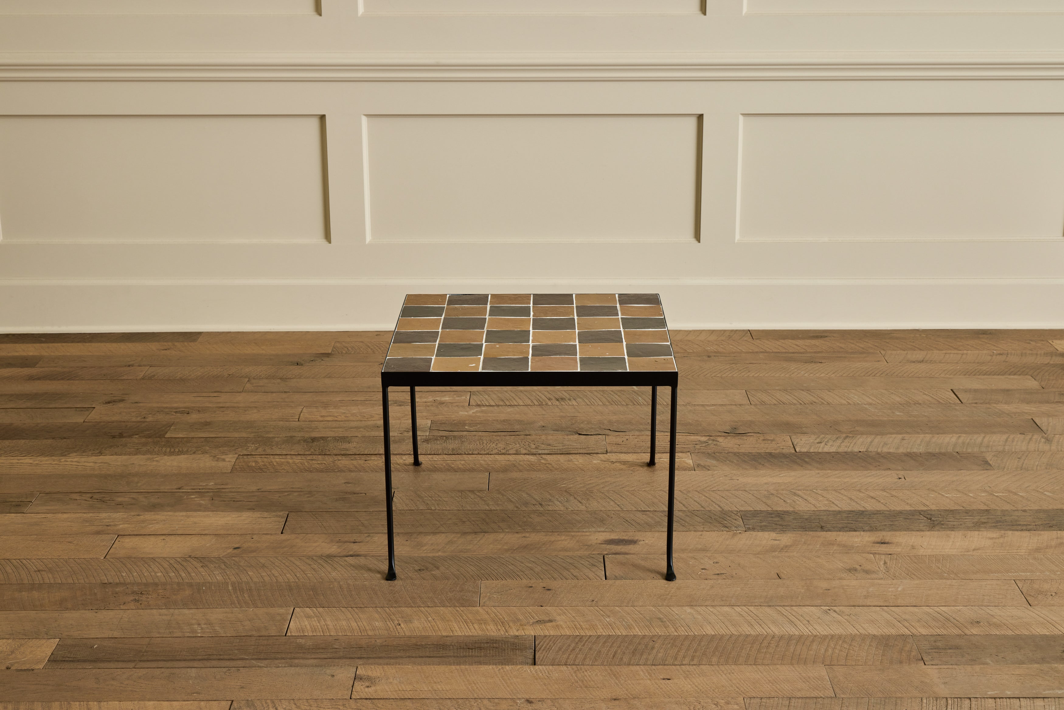 Burnt Sugar & Amber Tile Side Table