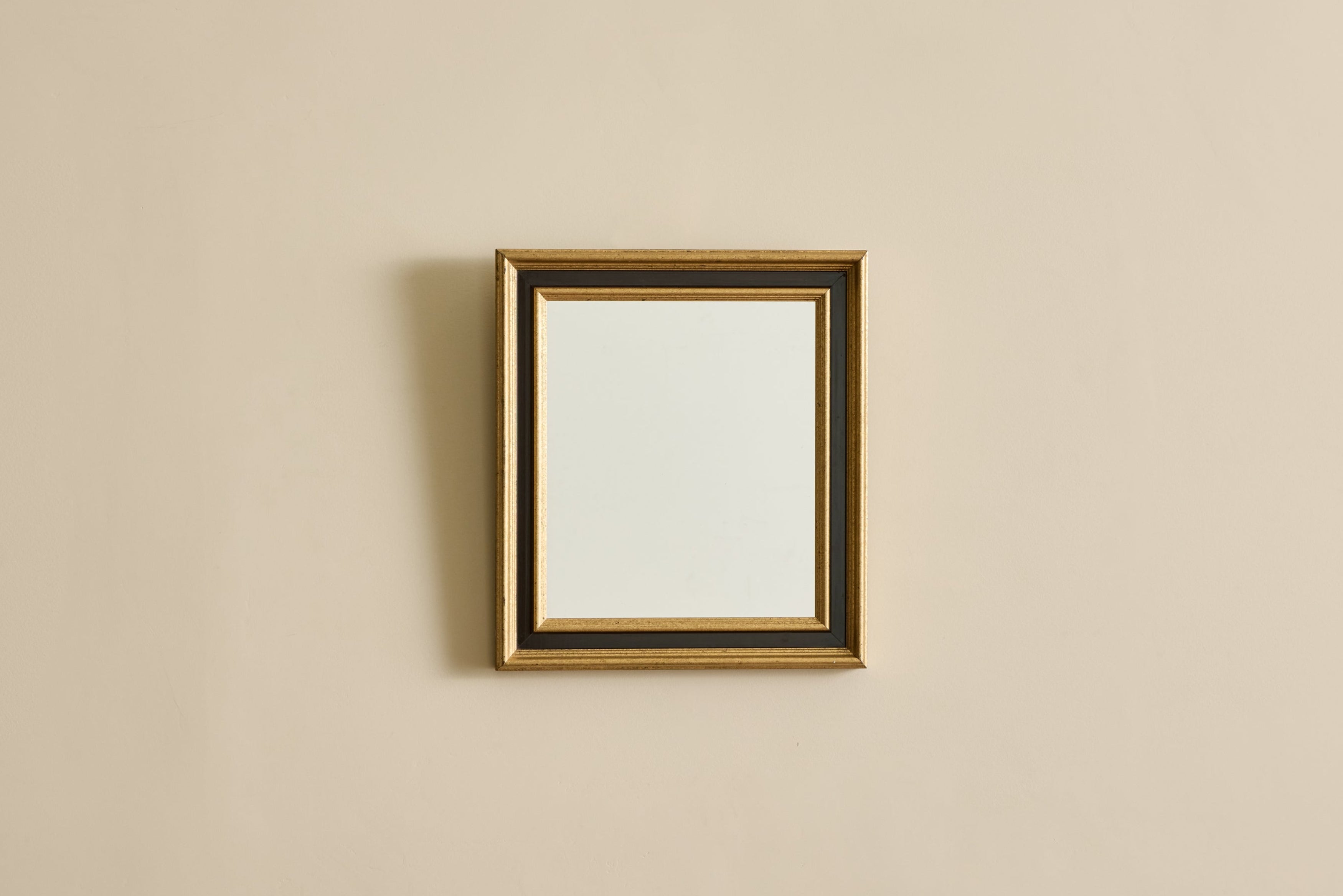 Black & Gold Frame Mirror