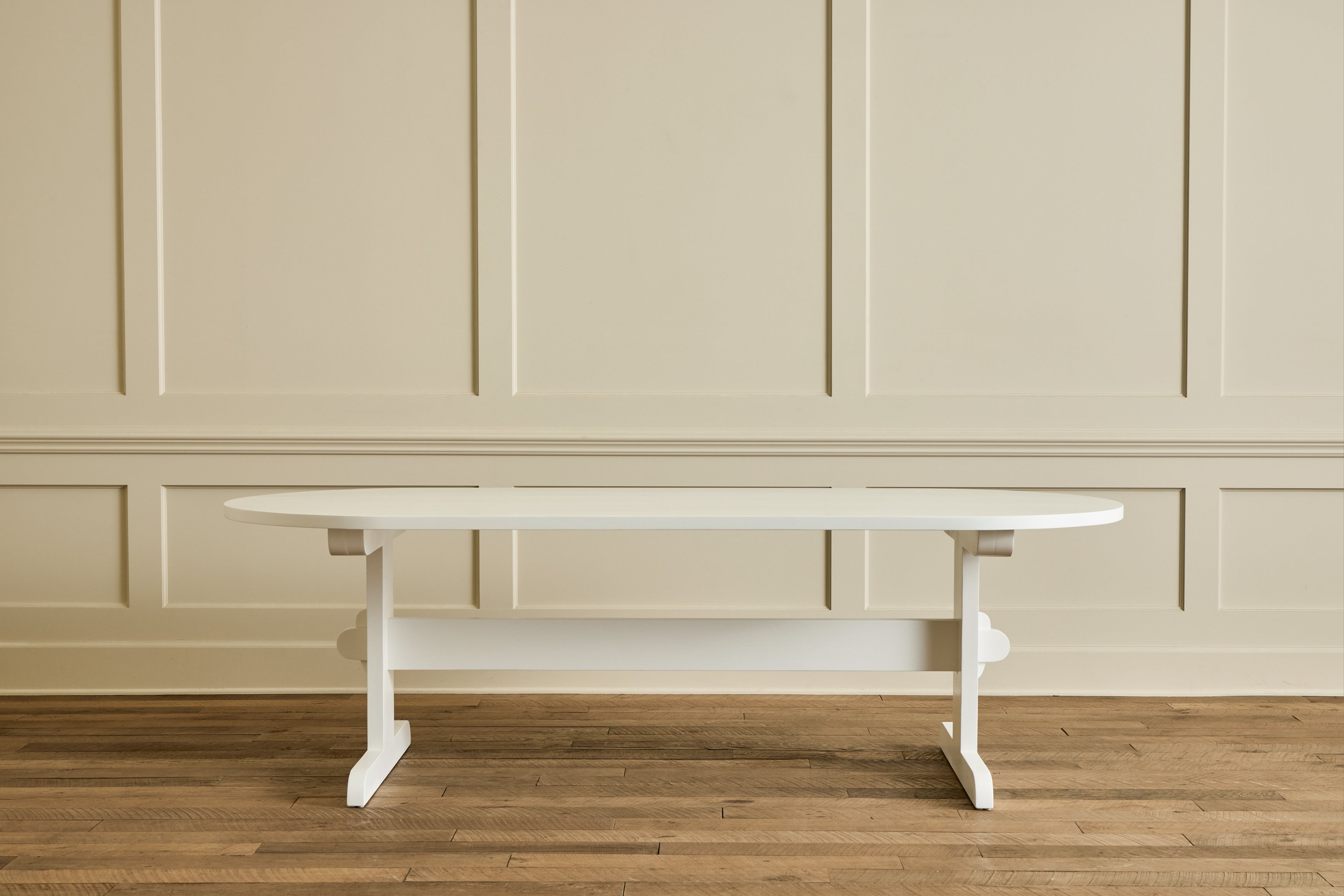 Shown in Painted Farrow & Ball, All White, 108 in.