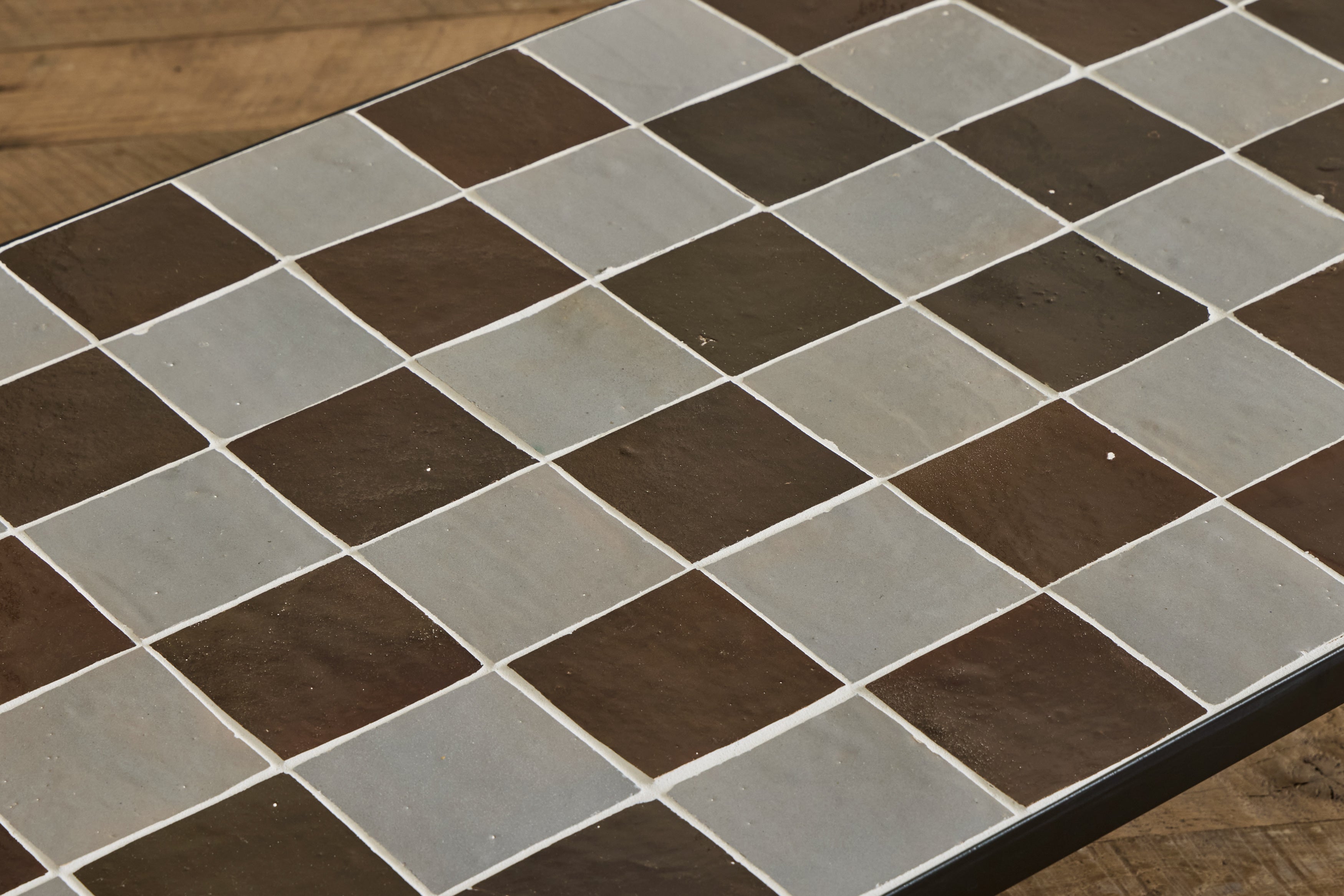 Burnt Sugar & Grey Tile Coffee Table