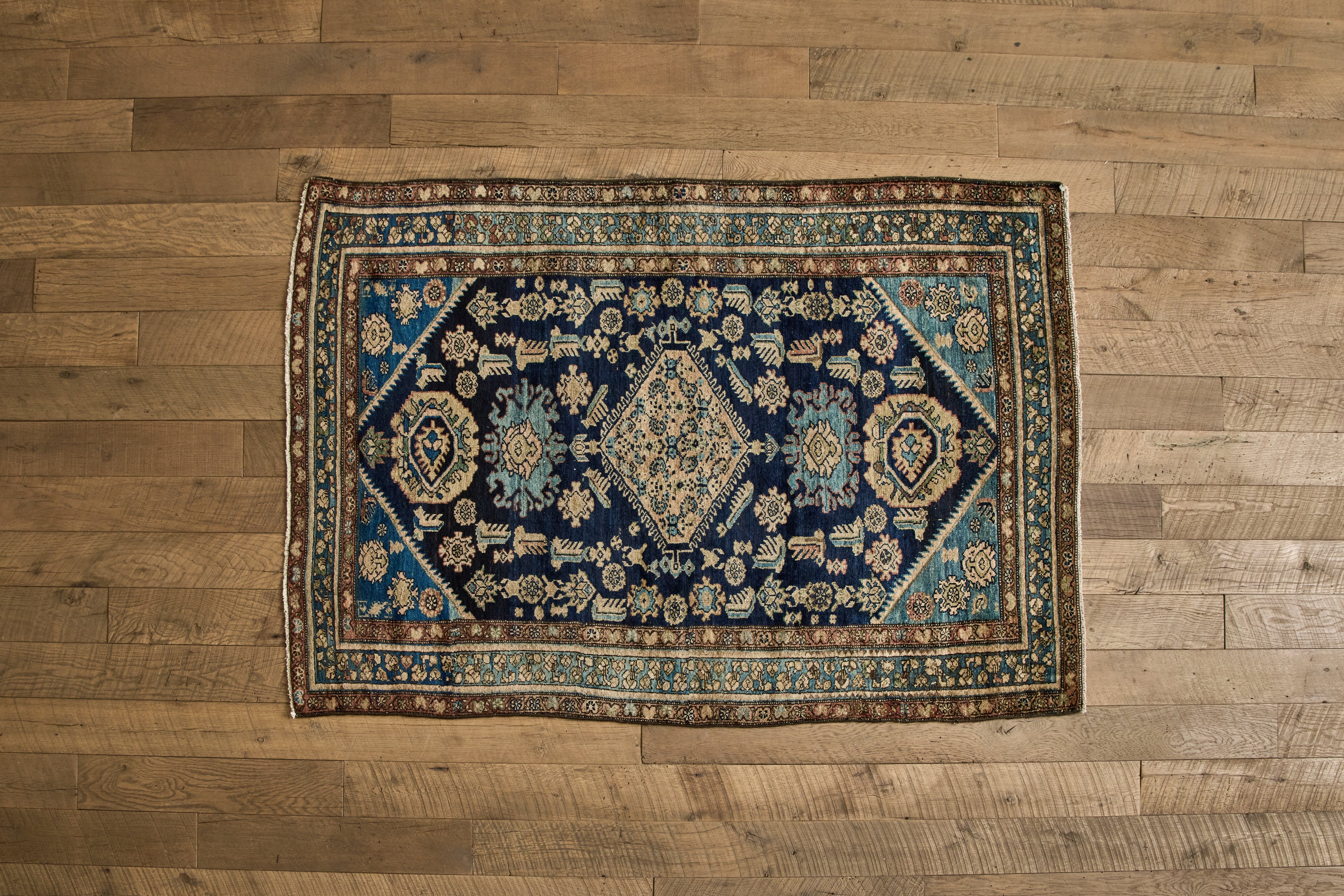 Blue Malayer Rug 4' X 6'