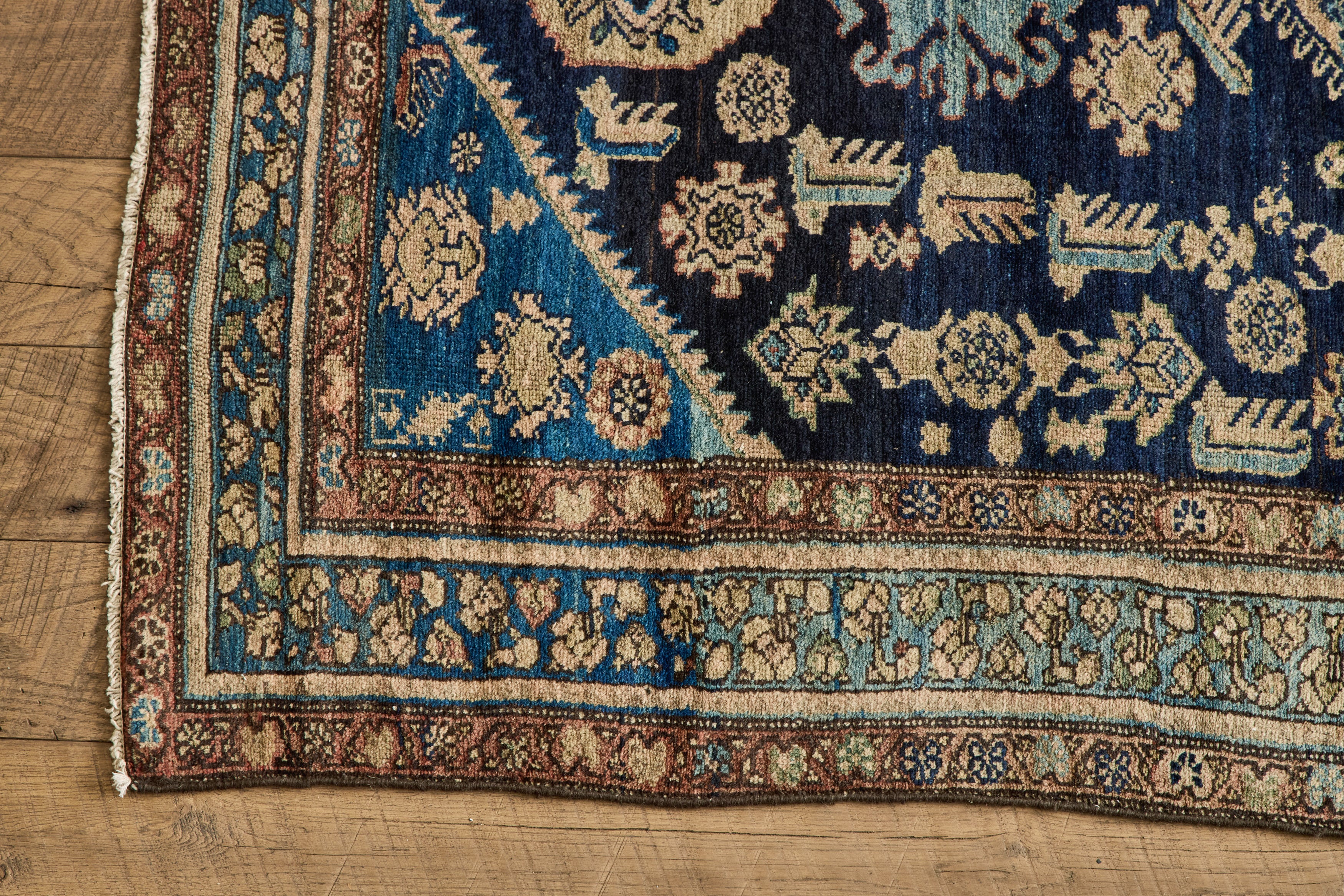 Blue Malayer Rug 4' X 6'