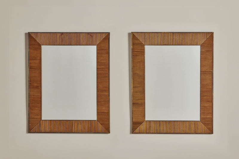 Reed Framed Mirror