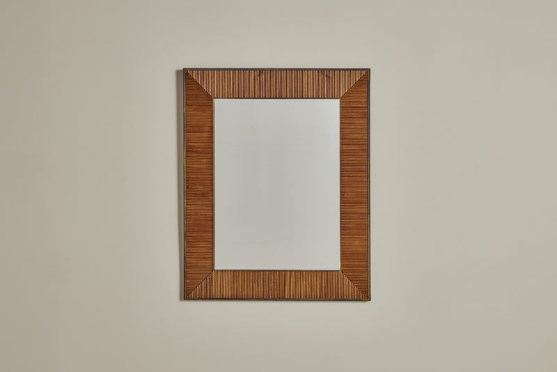 Reed Framed Mirror