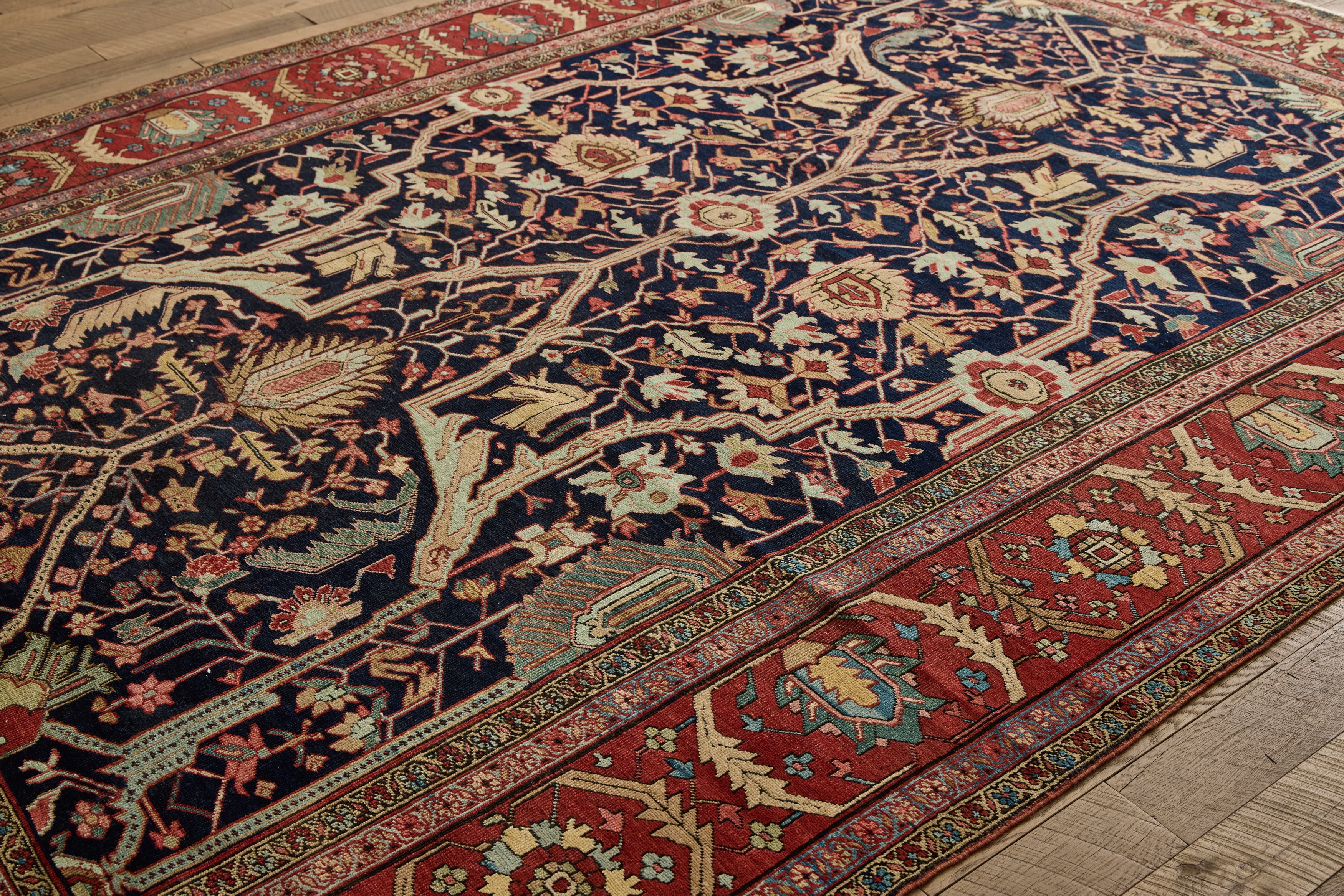 Persian Heriz Rug 9'4 X 12'6