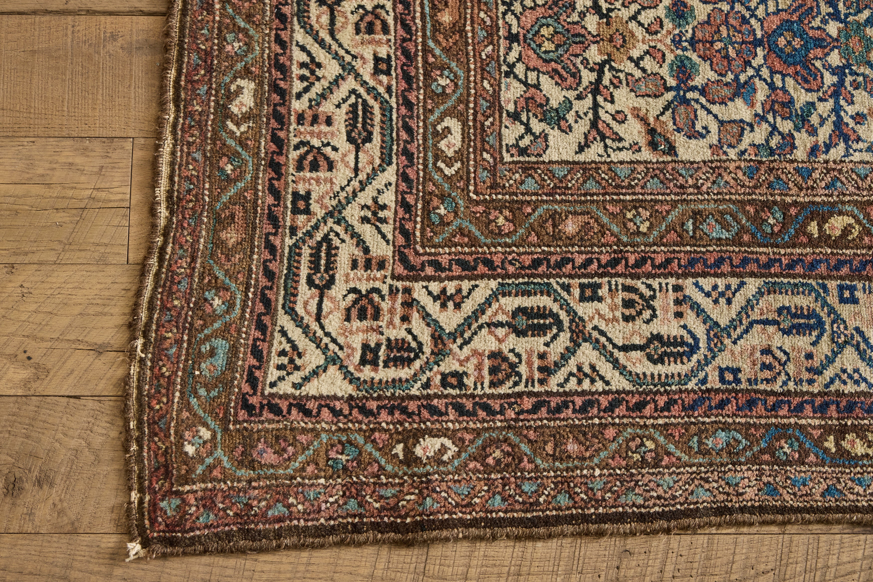 Persian Floral Malayer Rug 4'5 X 6'3