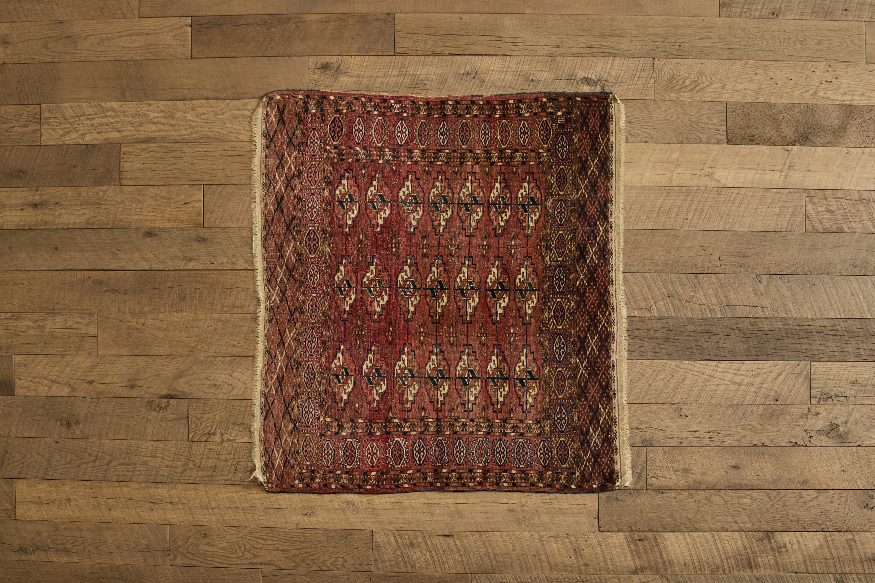 Persian Turkoman Throw Rug 3’6 x 3’11