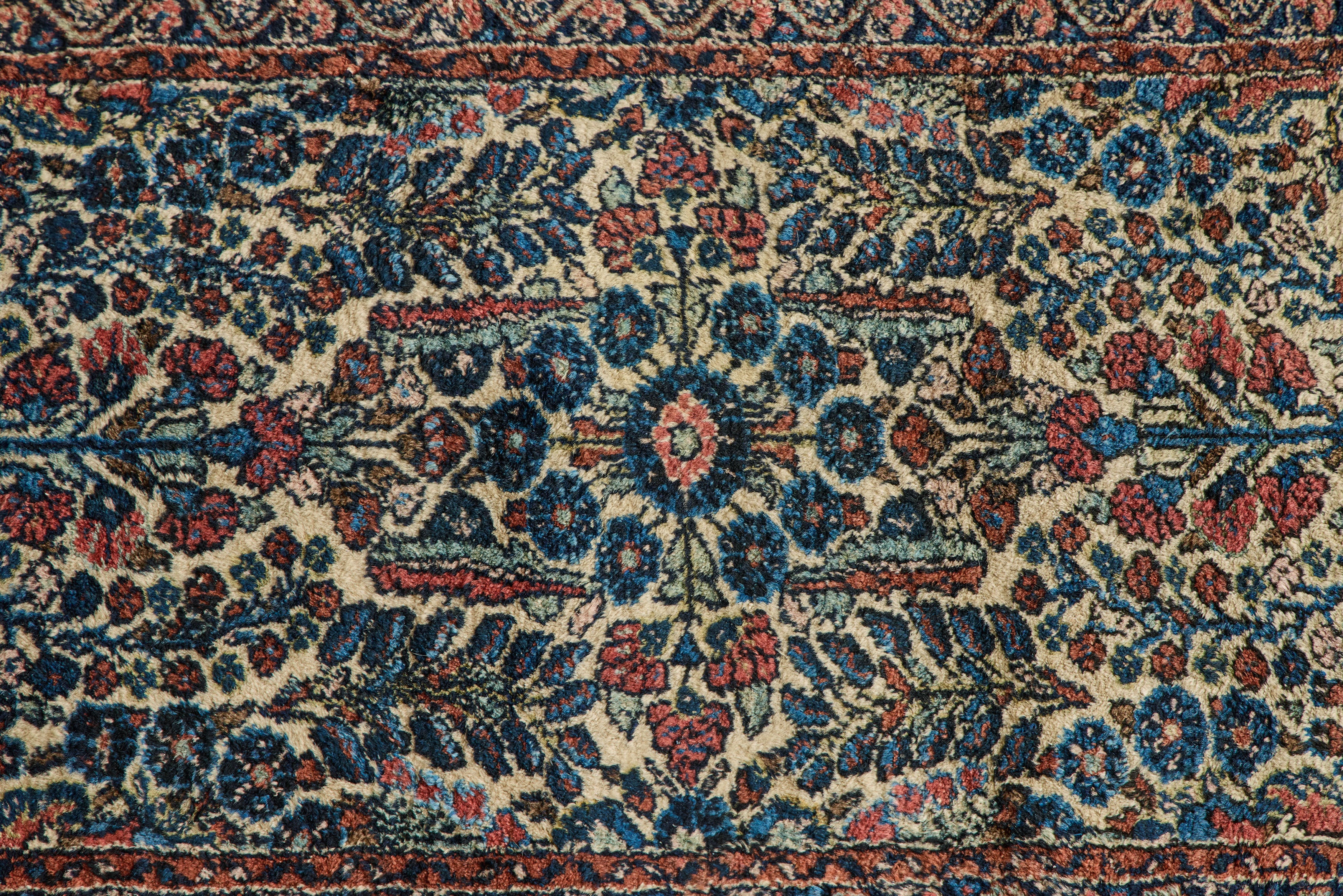 Persian Dargazin Scatter Rug 2'7 x 4'2