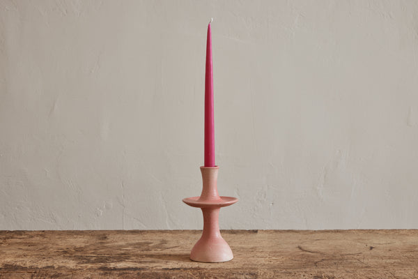Totem Home, Pink Candlestick Holder