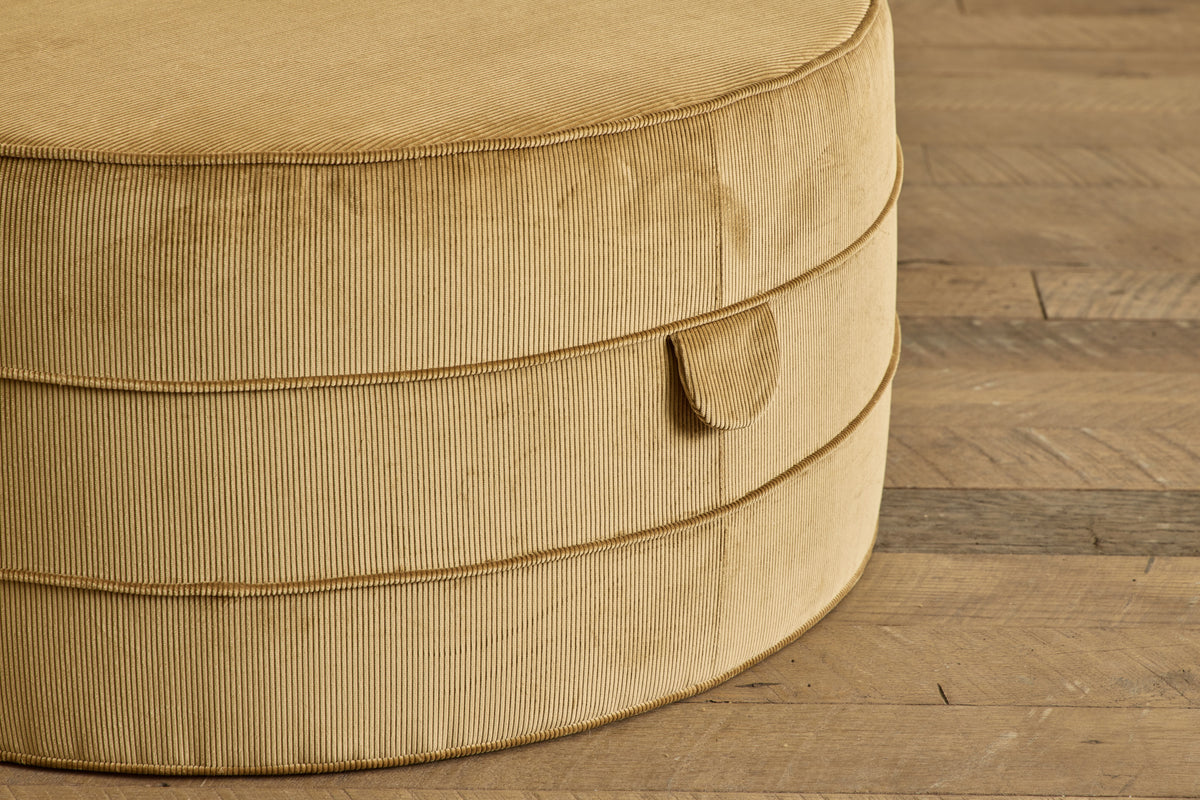 Large Round Hassock, 36"