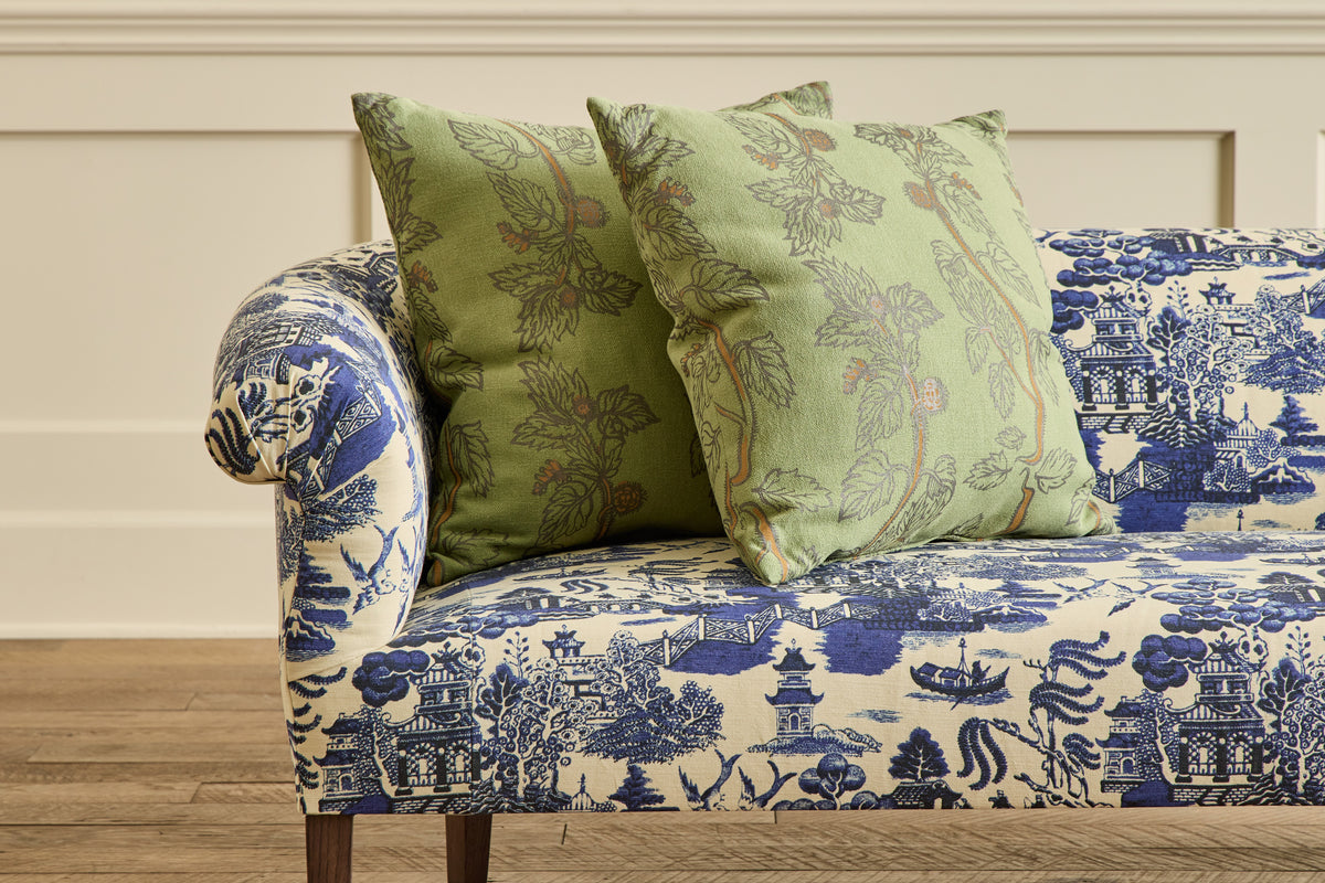 Linen Pillow in Nettle Sage
