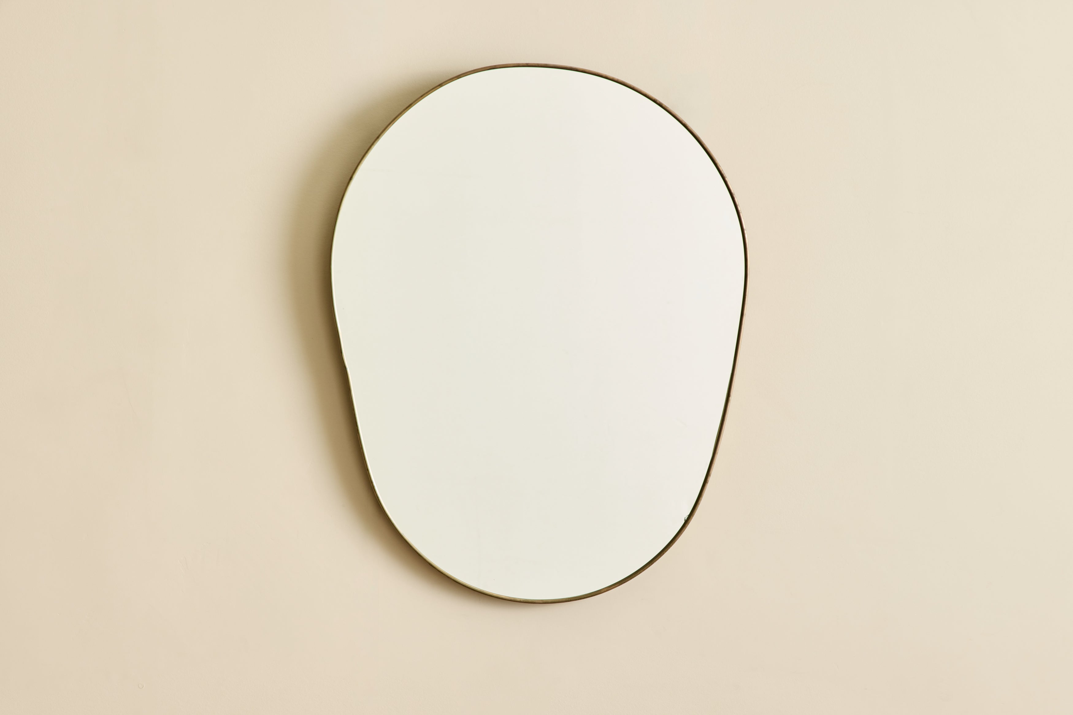 VTG 1950S ITALIAN BRASS MIRROR
