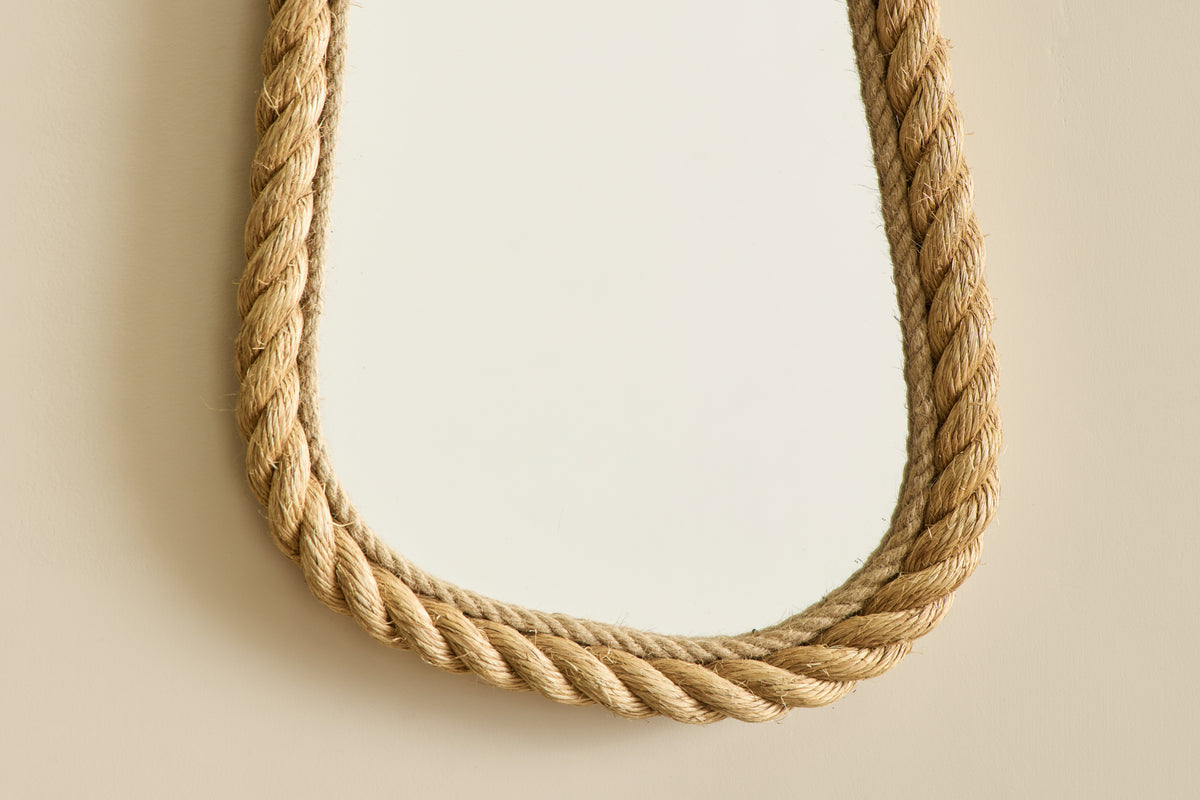 Audoux Minet Oval Rope Mirror
