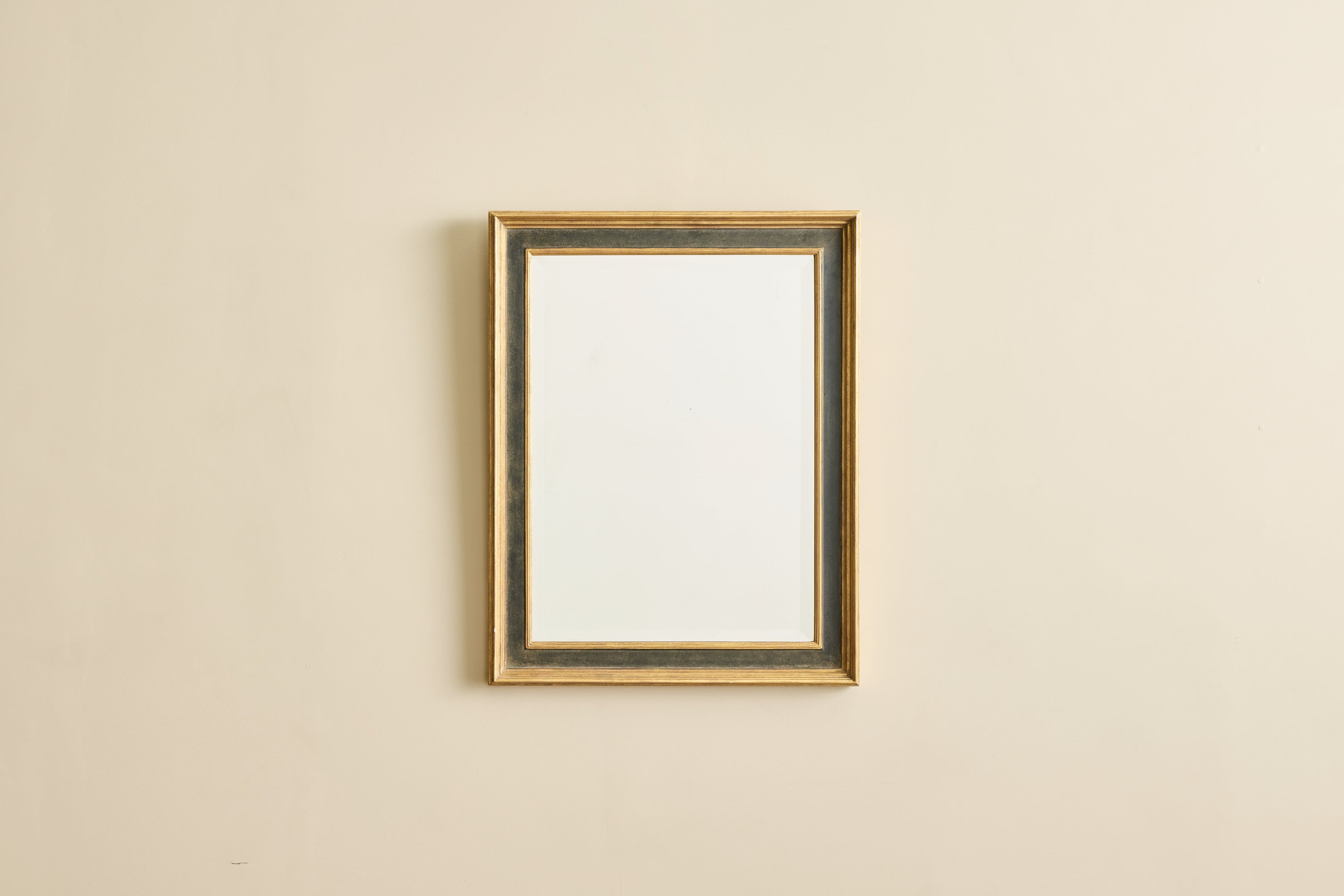VTG EBONIZED & GILT WOOD MIRROR