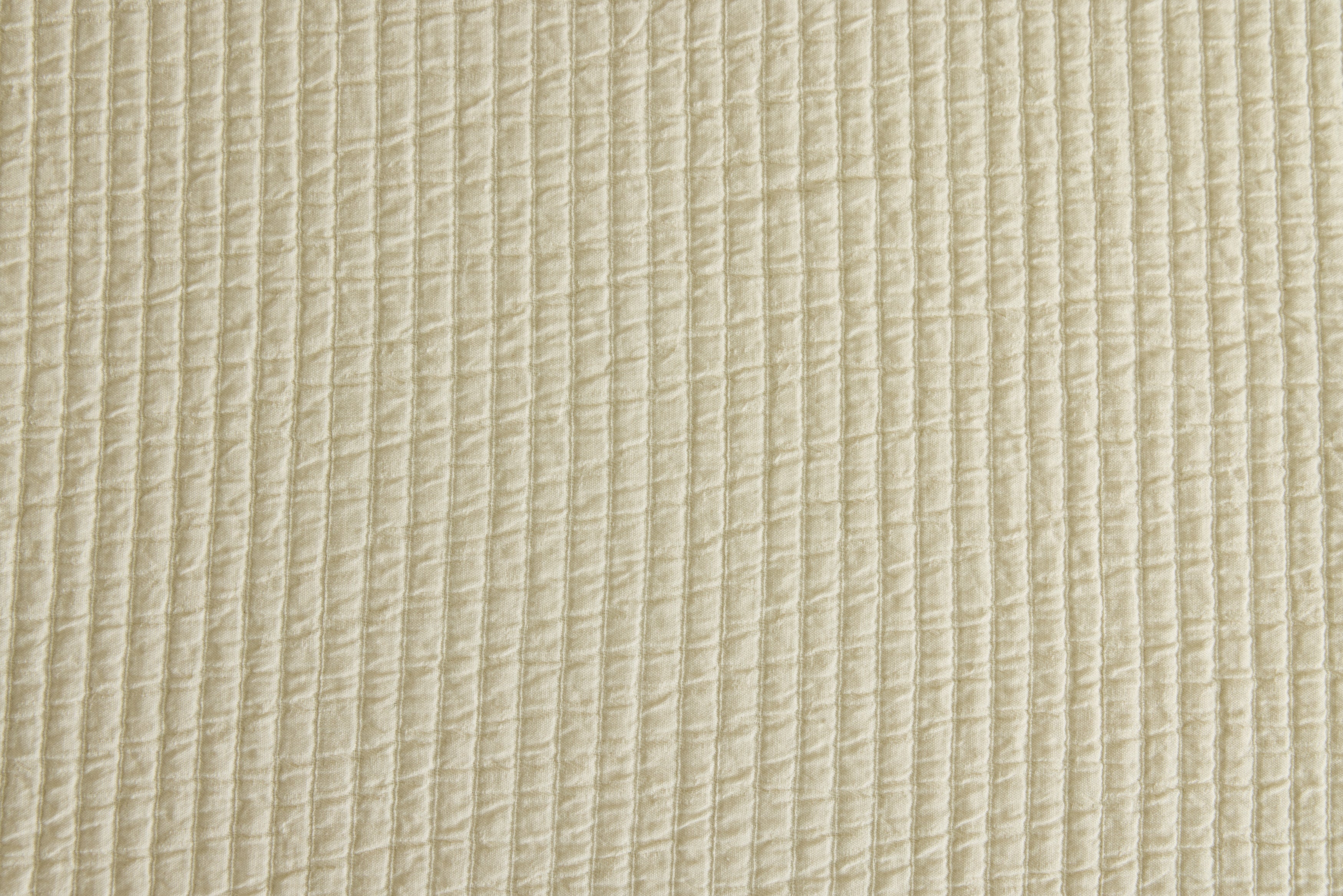 Hudson Ribbed Coverlet in Cream
