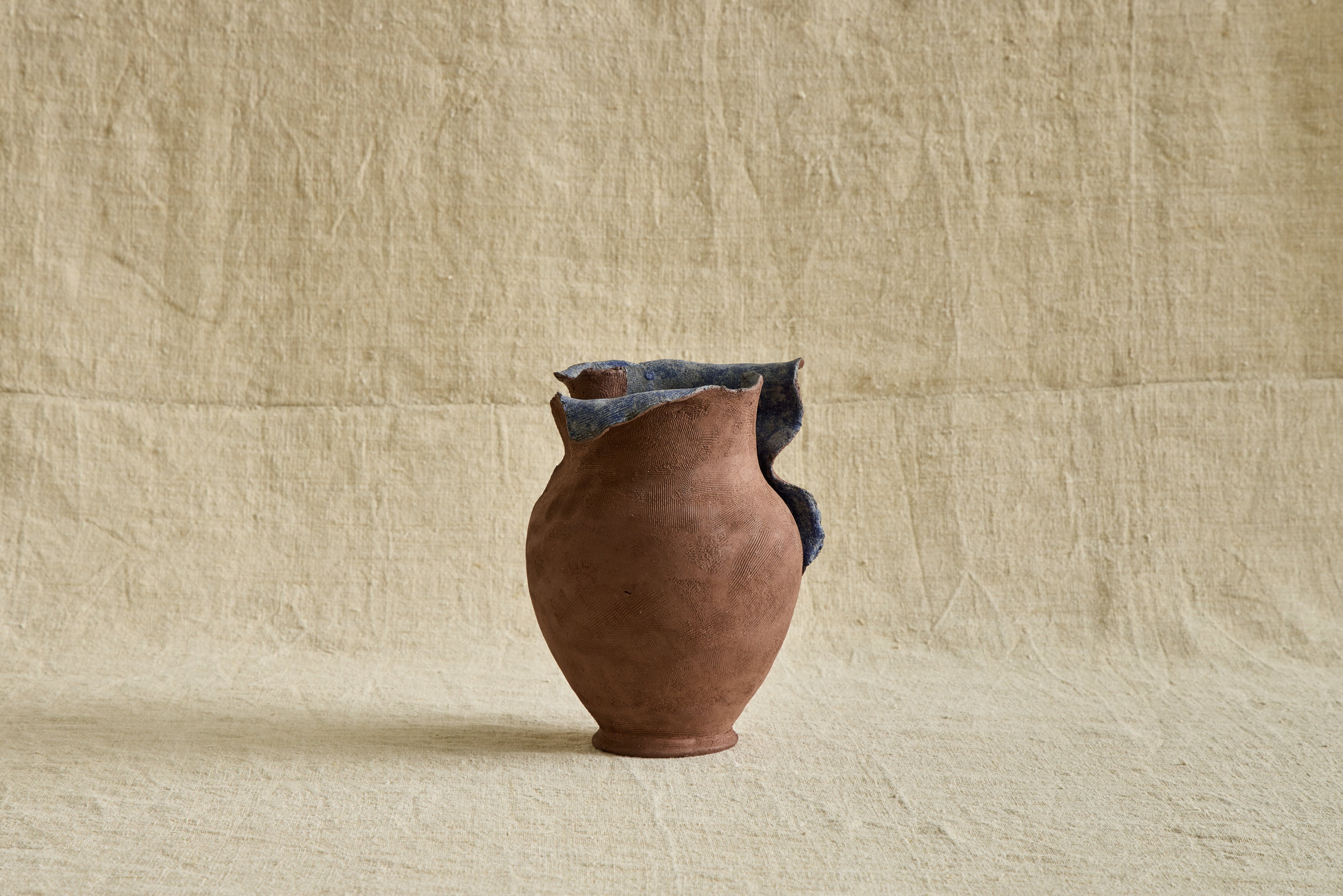 Inverse Amphora No. 2, Umber / Indigo