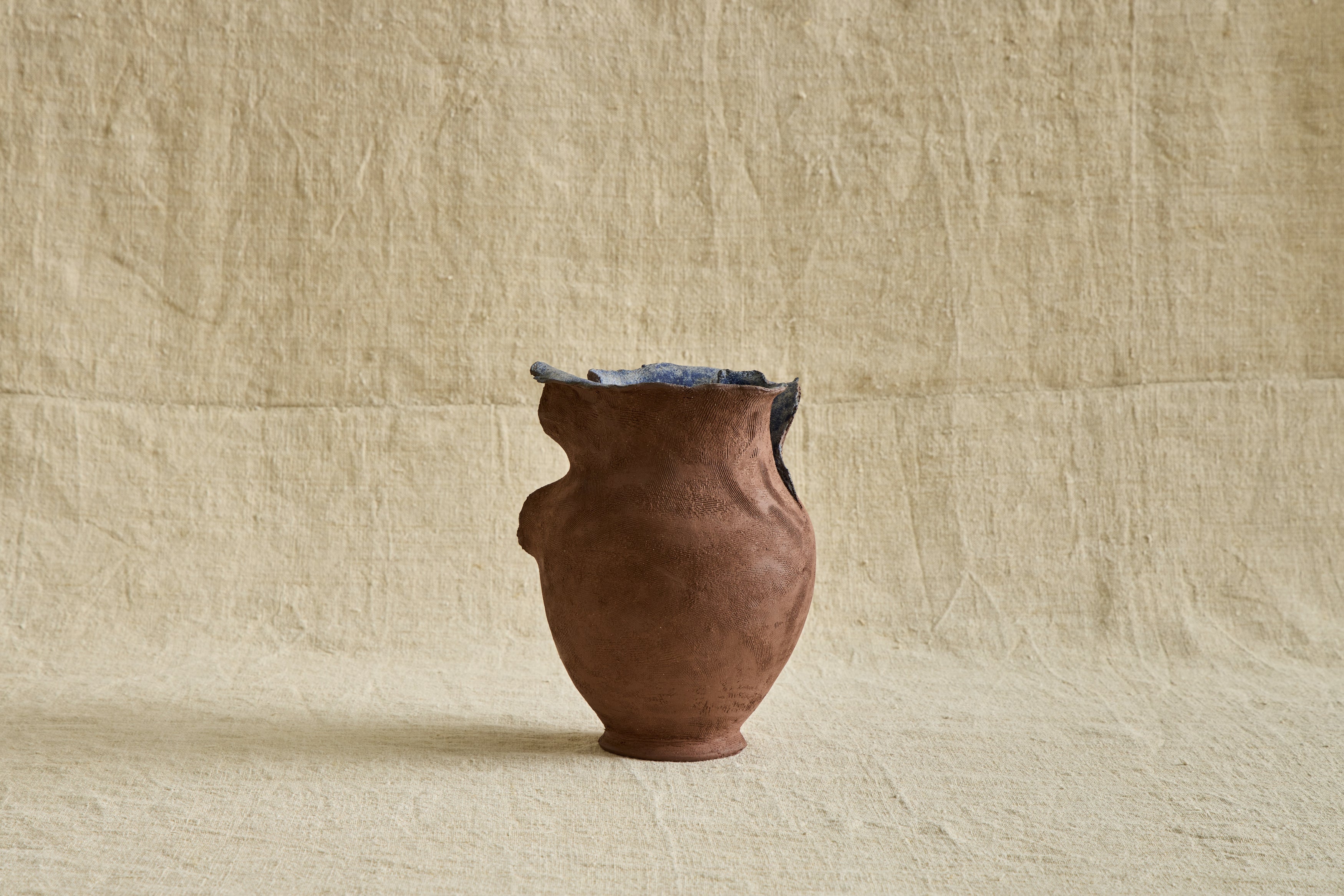 Inverse Amphora No. 2, Umber / Indigo