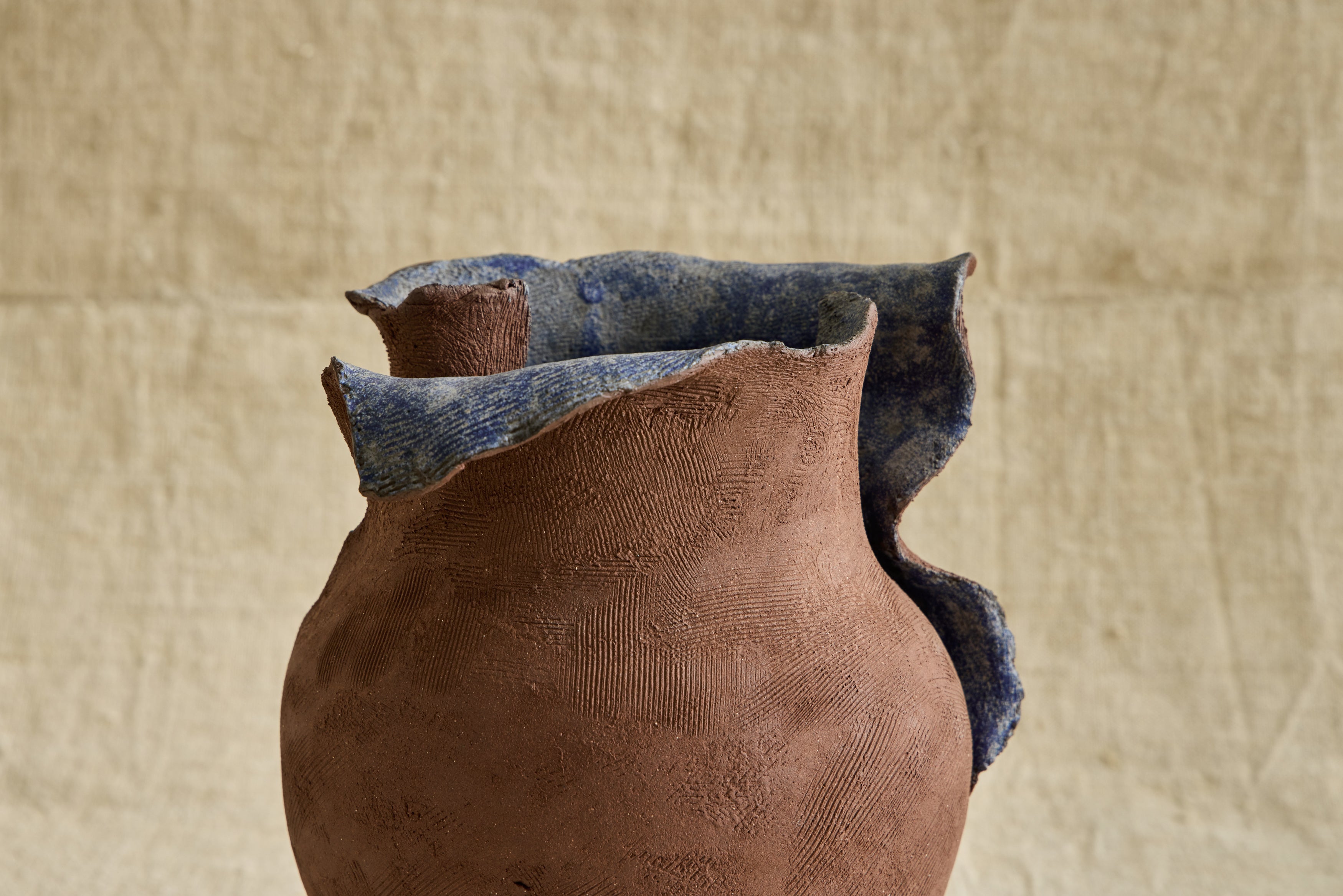 Inverse Amphora No. 2, Umber / Indigo