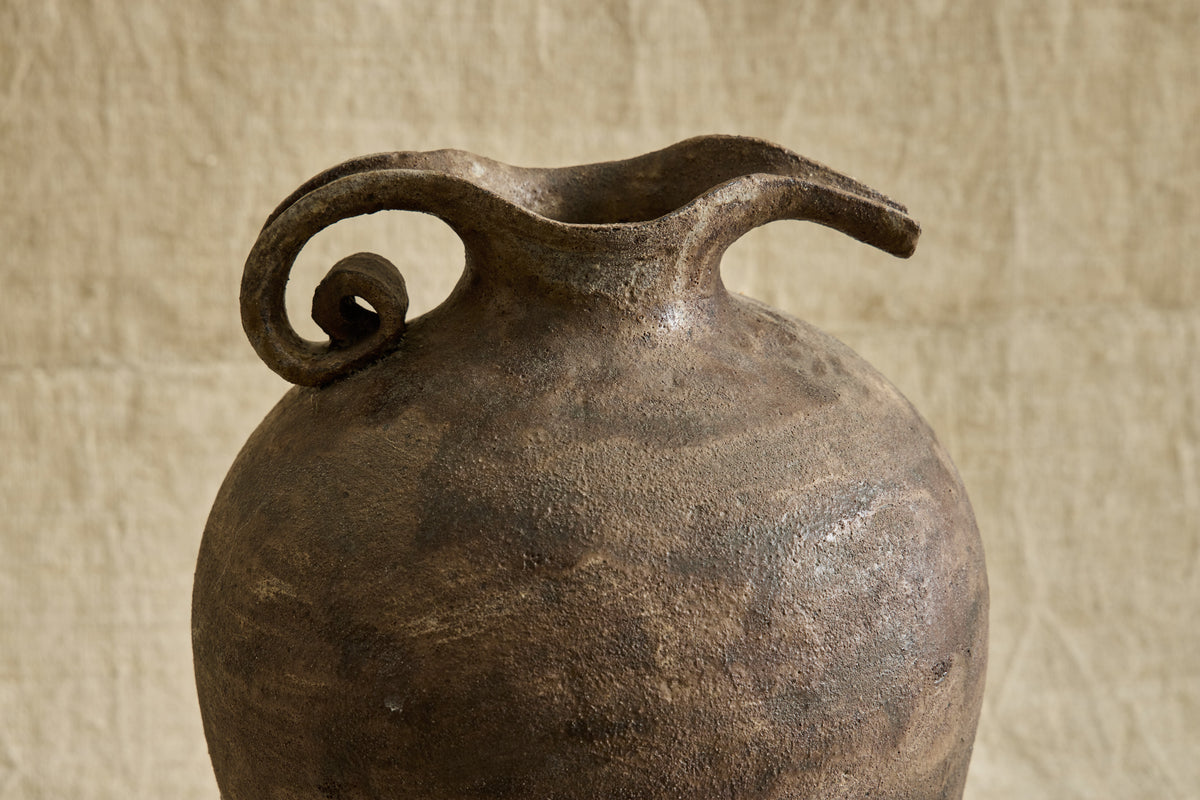 Curled Handle Pitcher