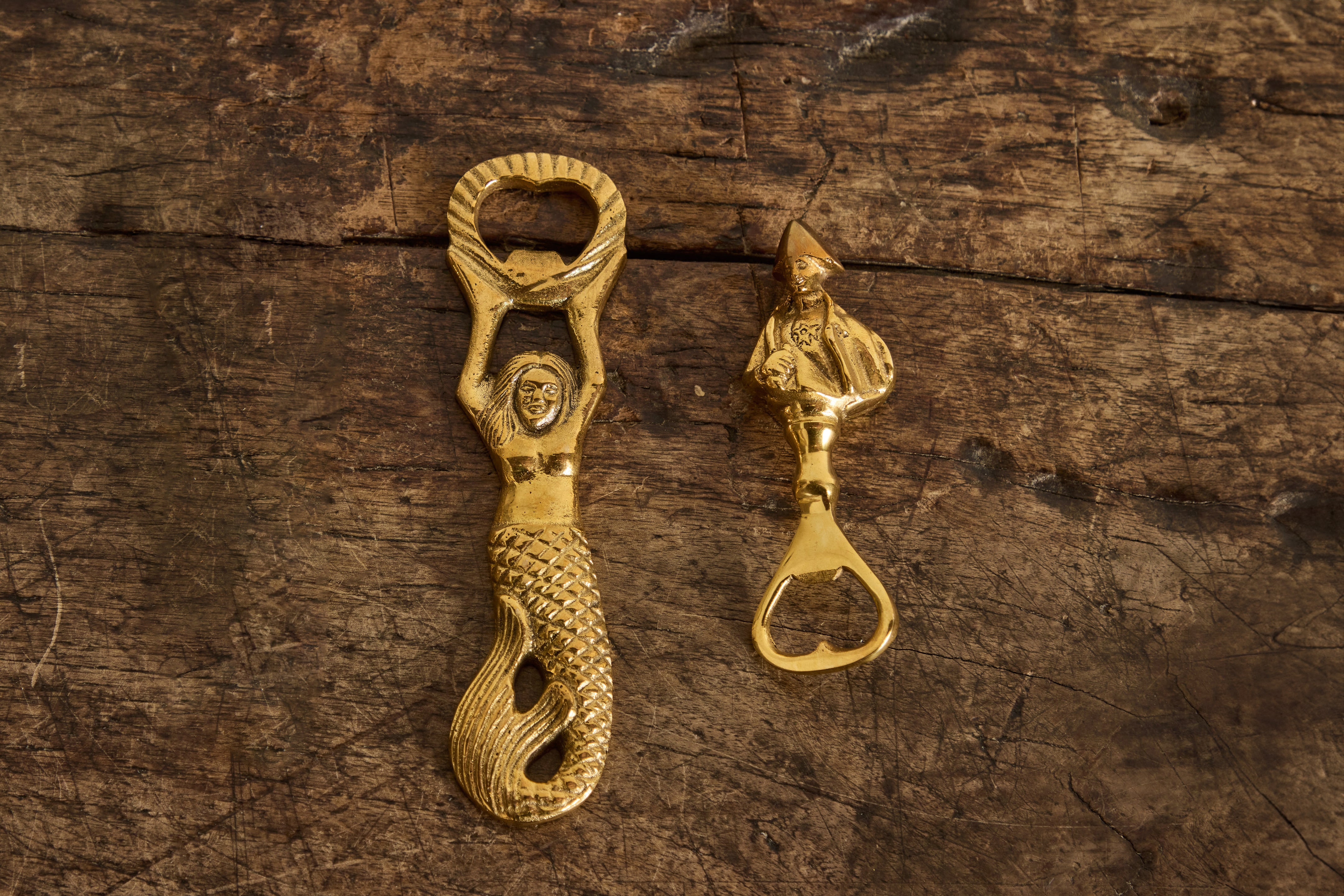 Brass Captain Bottle Opener