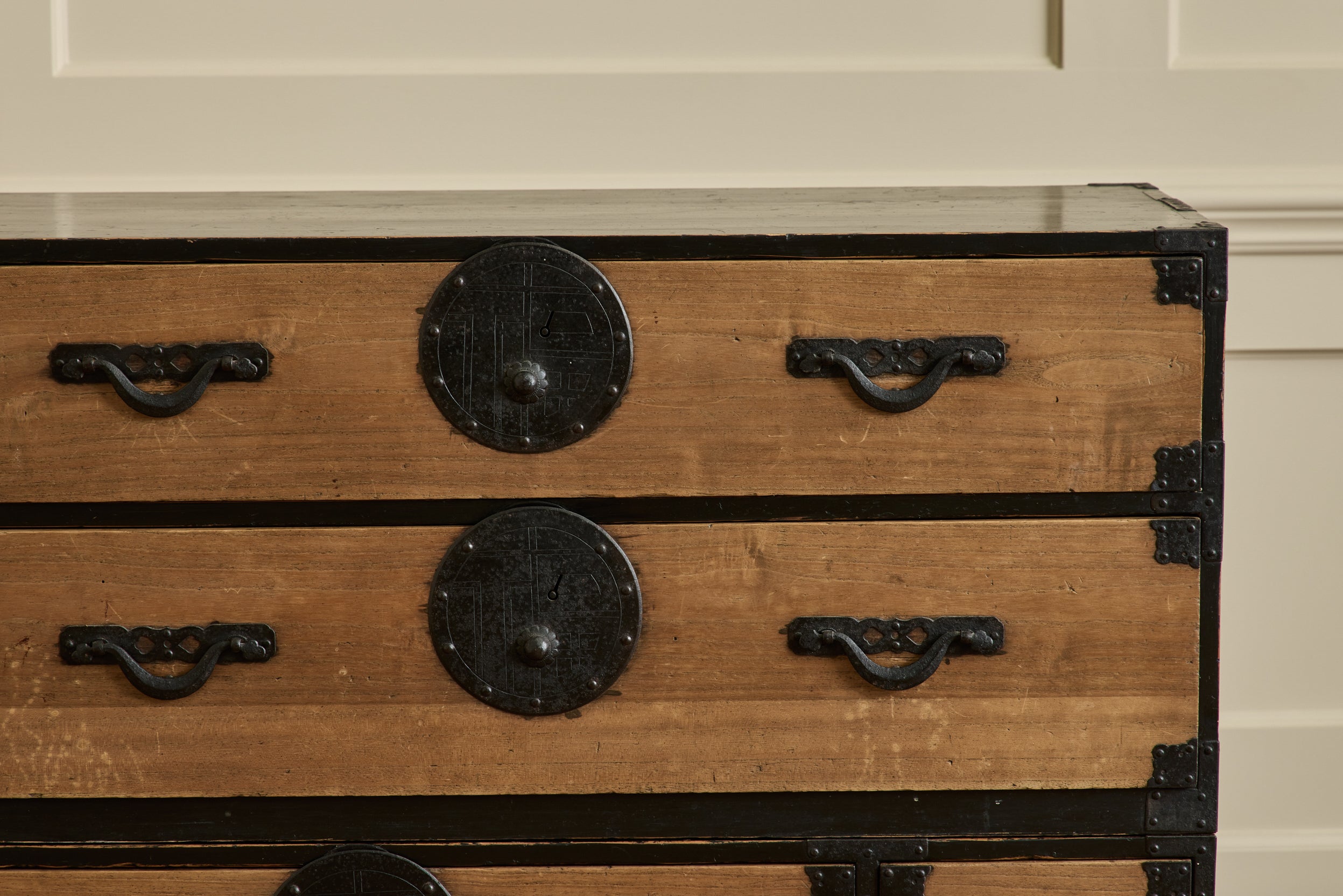 Yamagata Black Case 2 Piece Tansu Chest